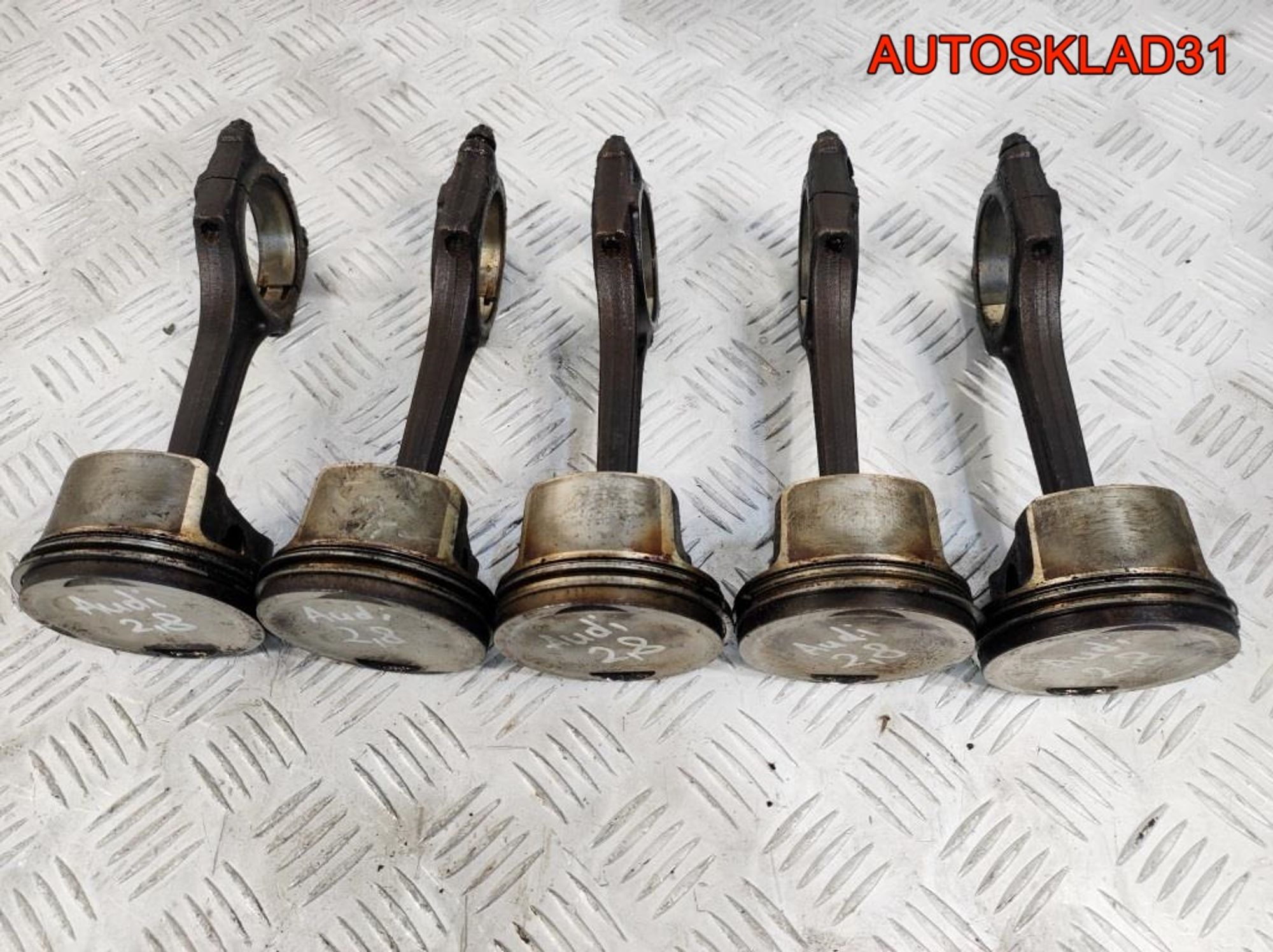Поршень с шатуном Audi A6 C5 2,8 ACK 078107065AC - АвтоСклад31.рф - авторазборка контрактные б/у запчасти в г. Белгород Поршень с шатуном Audi A6 C5 2,8 ACK 078107065AC - АвтоСклад31.рф - авторазборка контрактные б/у запчасти в г. Белгород