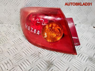 Фонарь задний левый Mazda 3 BK BP4K51160E Хетчбэк - АвтоСклад31.рф - авторазборка контрактные б/у запчасти в г. Белгород
