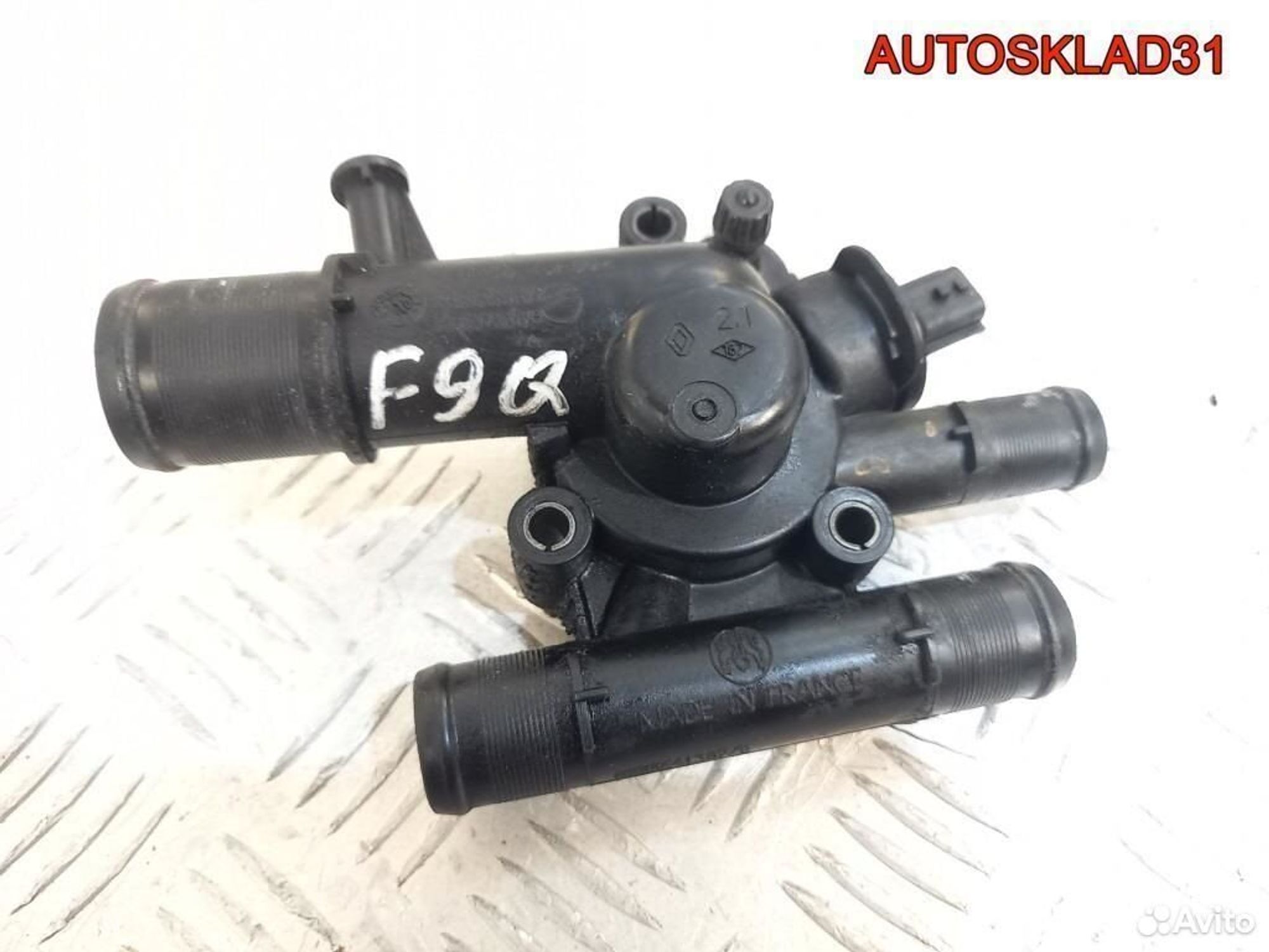 Корпус термостата Renault Laguna 3 F9Q 8200674366 - АвтоСклад31.рф - авторазборка контрактные б/у запчасти в г. Белгород Корпус термостата Renault Laguna 3 F9Q 8200674366 - АвтоСклад31.рф - авторазборка контрактные б/у запчасти в г. Белгород