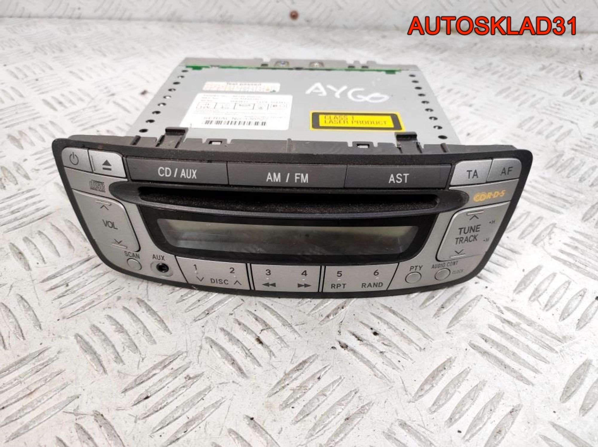Магнитола Toyota Aygo 861200H010 - АвтоСклад31.рф - авторазборка контрактные б/у запчасти в г. Белгород Магнитола Toyota Aygo 861200H010 - АвтоСклад31.рф - авторазборка контрактные б/у запчасти в г. Белгород