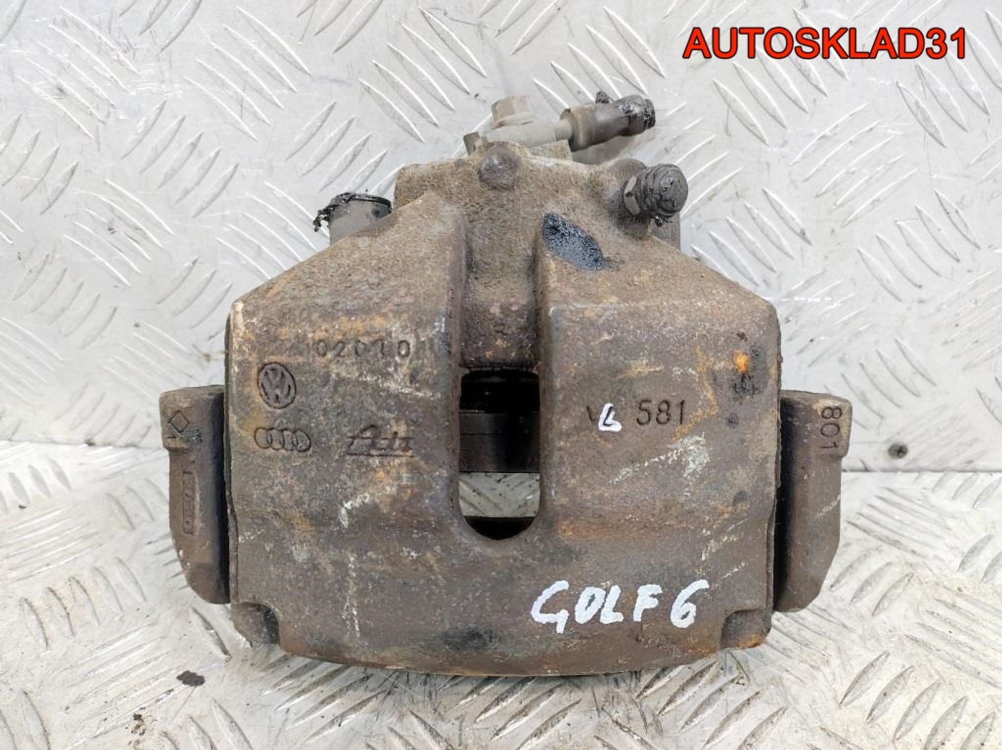 Суппорт тормозной передний левый VW Golf 6 1K0615123E - АвтоСклад31.рф - авторазборка контрактные б/у запчасти в г. Белгород Суппорт тормозной передний левый VW Golf 6 1K0615123E - АвтоСклад31.рф - авторазборка контрактные б/у запчасти в г. Белгород