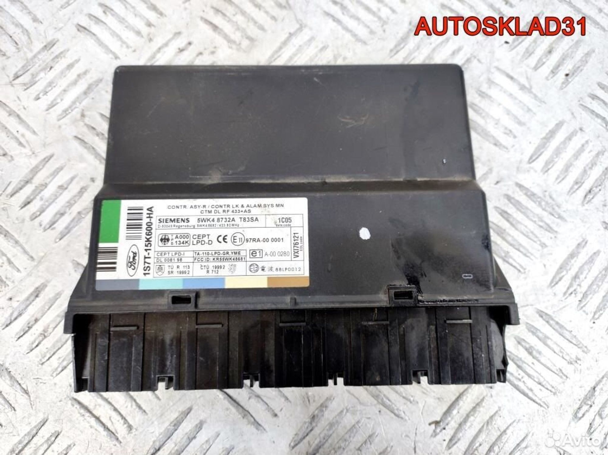 Блок комфорта Ford Mondeo 3 1S7T15K600HA - АвтоСклад31.рф - авторазборка контрактные б/у запчасти в г. Белгород Блок комфорта Ford Mondeo 3 1S7T15K600HA - АвтоСклад31.рф - авторазборка контрактные б/у запчасти в г. Белгород