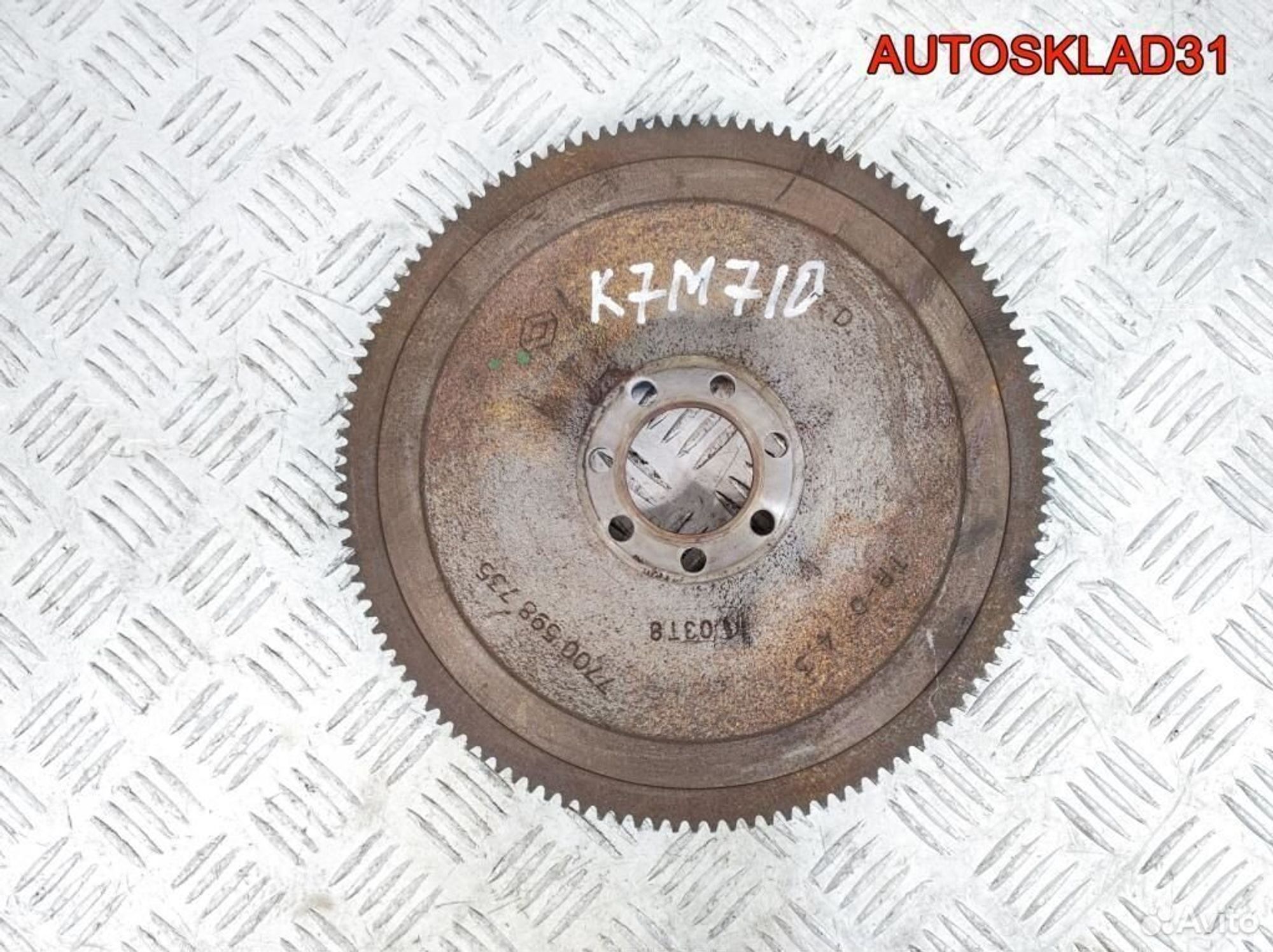 Маховик МКПП Renault Logan 1.6 K7M 7700598735 - АвтоСклад31.рф - авторазборка контрактные б/у запчасти в г. Белгород Маховик МКПП Renault Logan 1.6 K7M 7700598735 - АвтоСклад31.рф - авторазборка контрактные б/у запчасти в г. Белгород