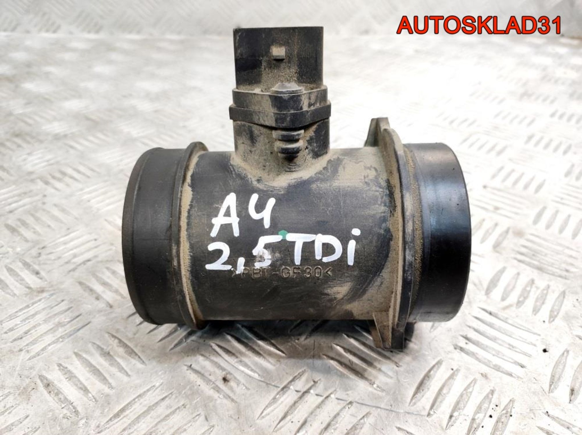 Расходомер воздуха Audi A4 B6 2,5 Дизель 059906461B - АвтоСклад31.рф - авторазборка контрактные б/у запчасти в г. Белгород Расходомер воздуха Audi A4 B6 2,5 Дизель 059906461B - АвтоСклад31.рф - авторазборка контрактные б/у запчасти в г. Белгород