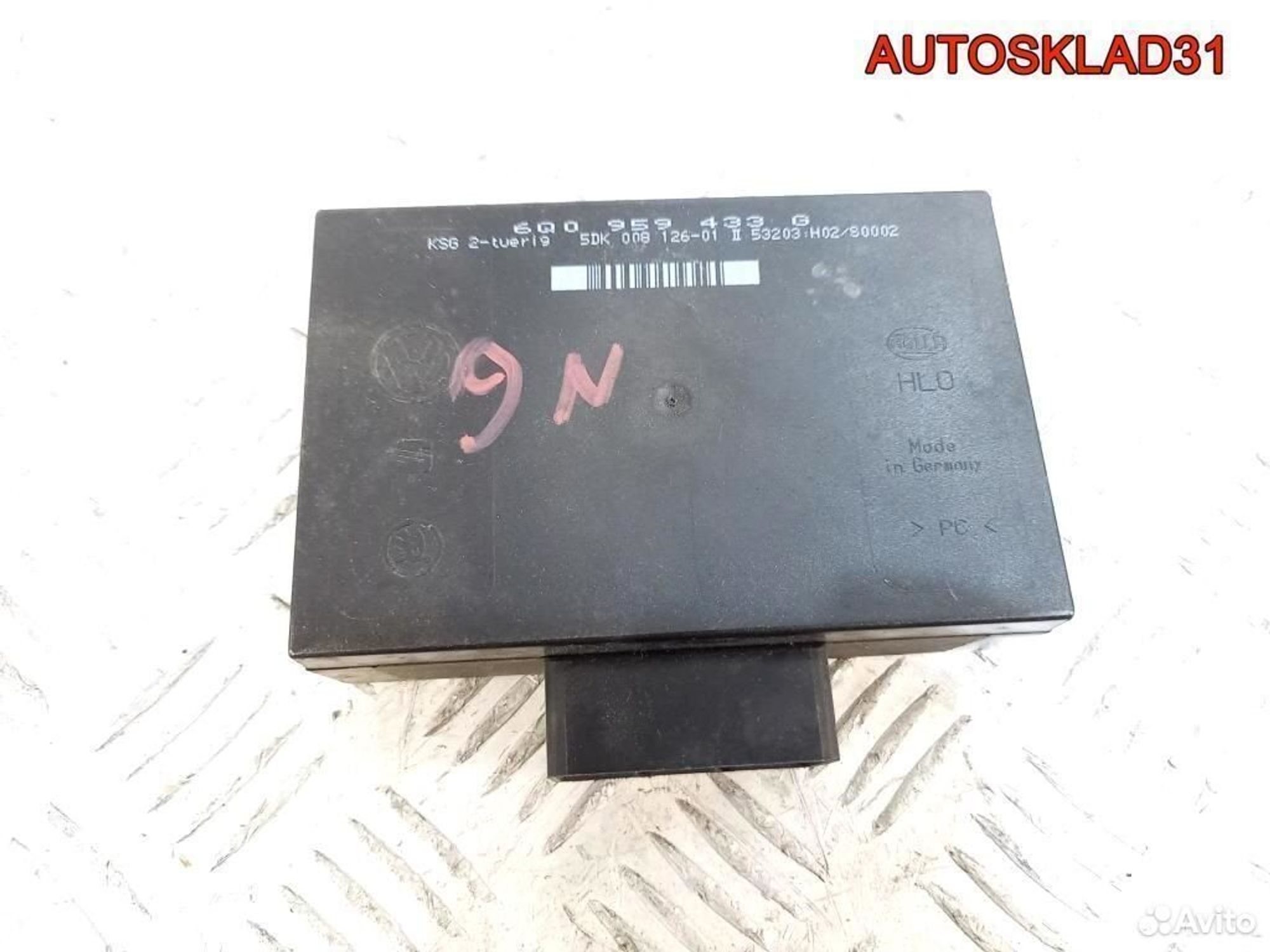 Блок комфорта Volkswagen Polo 6Q0959433G - АвтоСклад31.рф - авторазборка контрактные б/у запчасти в г. Белгород Блок комфорта Volkswagen Polo 6Q0959433G - АвтоСклад31.рф - авторазборка контрактные б/у запчасти в г. Белгород
