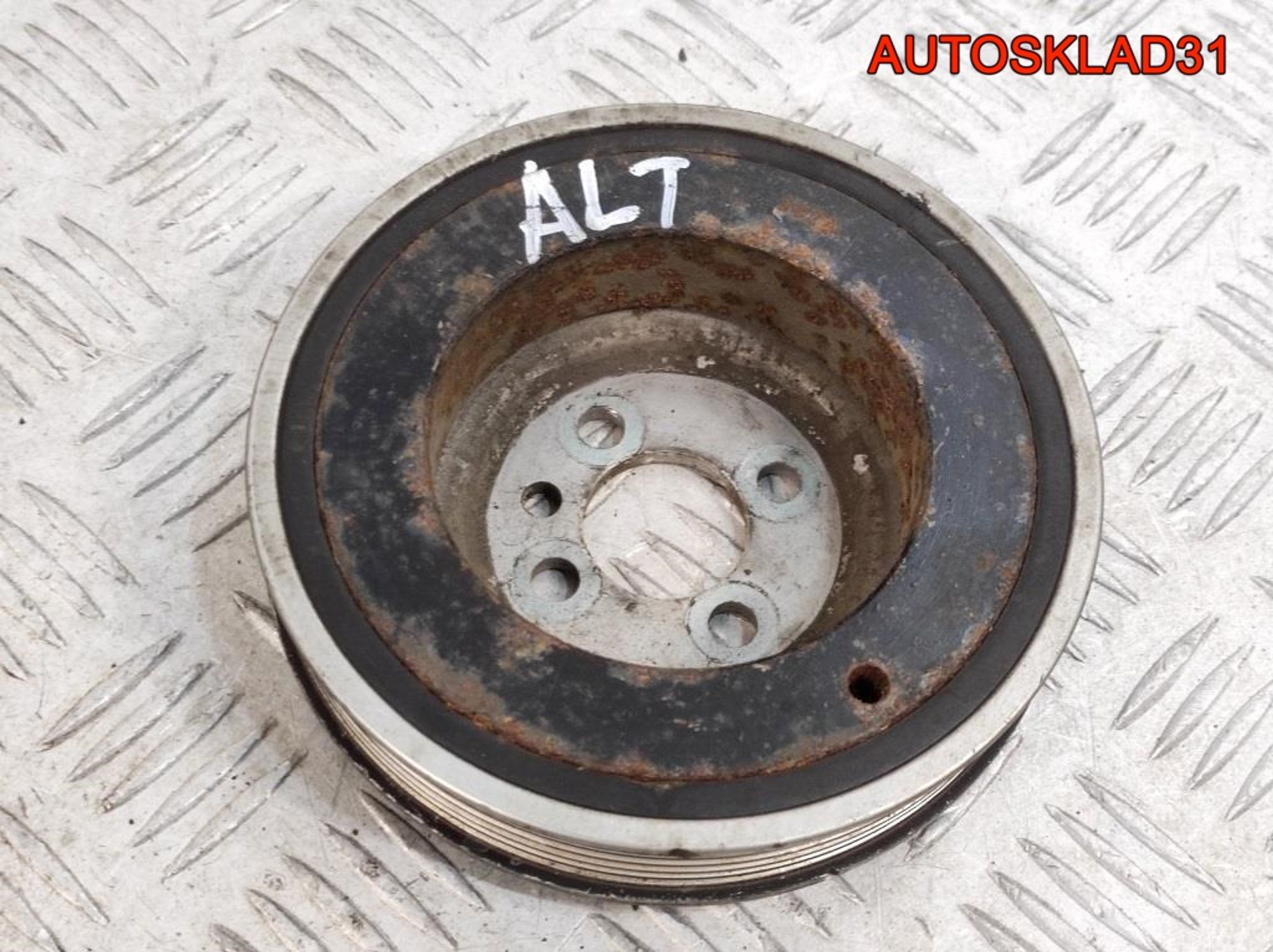 Шкив коленвала Audi A4 B6 2,0 ALT 06B105243F - АвтоСклад31.рф - авторазборка контрактные б/у запчасти в г. Белгород Шкив коленвала Audi A4 B6 2,0 ALT 06B105243F - АвтоСклад31.рф - авторазборка контрактные б/у запчасти в г. Белгород