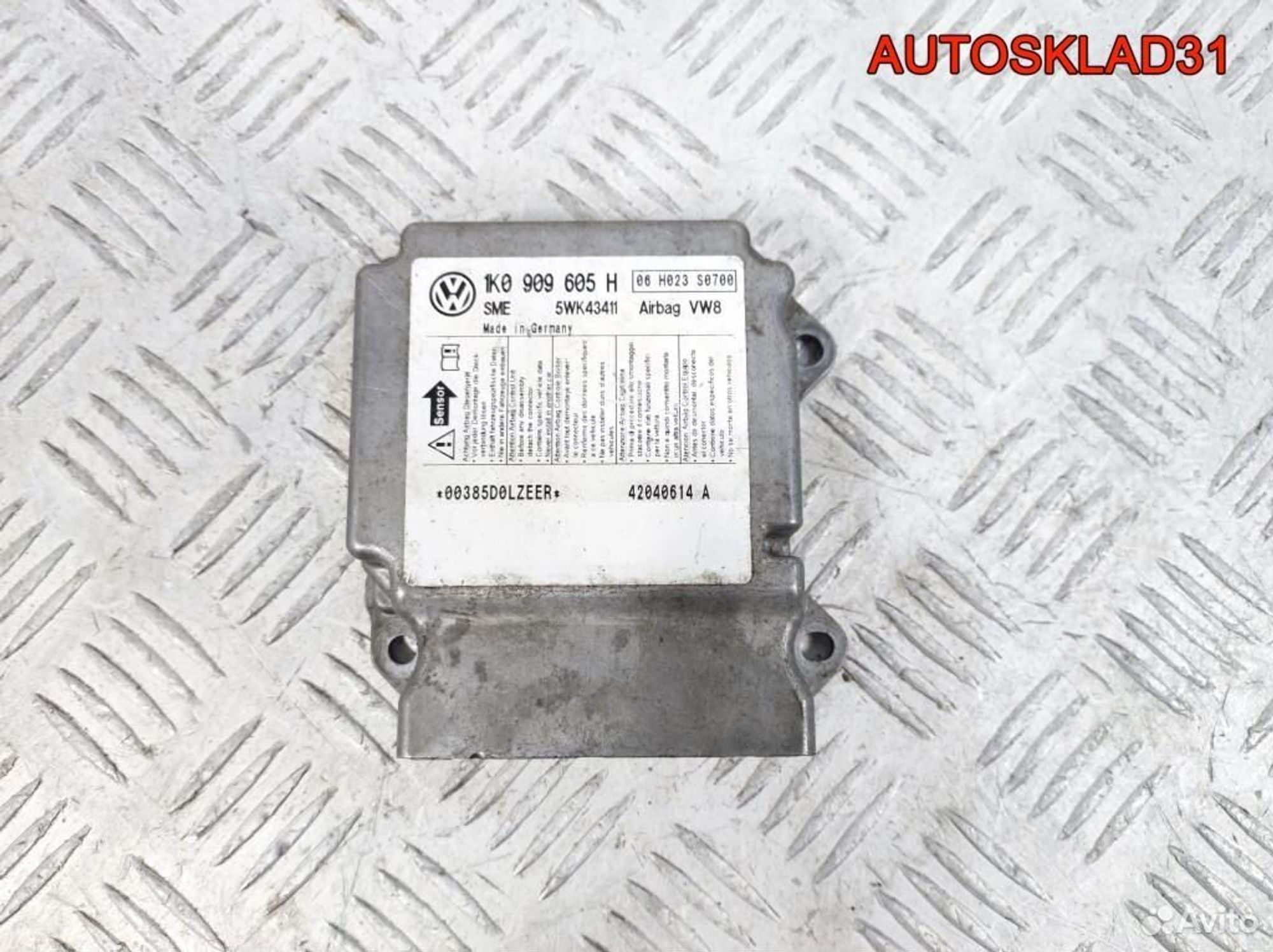 Блок управления AIR BAG VW Golf 5 1K0909605H - АвтоСклад31.рф - авторазборка контрактные б/у запчасти в г. Белгород Блок управления AIR BAG VW Golf 5 1K0909605H - АвтоСклад31.рф - авторазборка контрактные б/у запчасти в г. Белгород