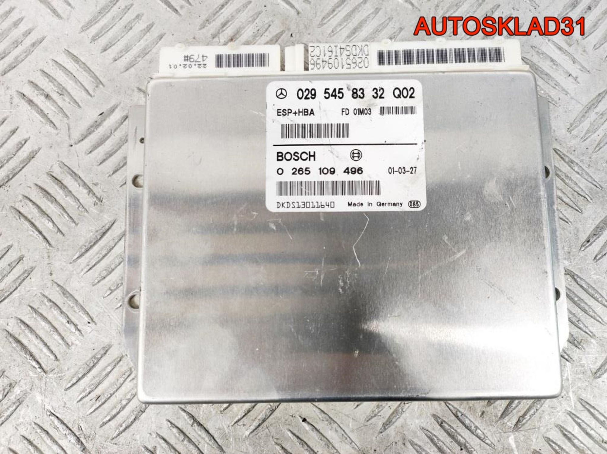 Блок управления ESP Mercedes W168 A0295458332 - АвтоСклад31.рф - авторазборка контрактные б/у запчасти в г. Белгород Блок управления ESP Mercedes W168 A0295458332 - АвтоСклад31.рф - авторазборка контрактные б/у запчасти в г. Белгород