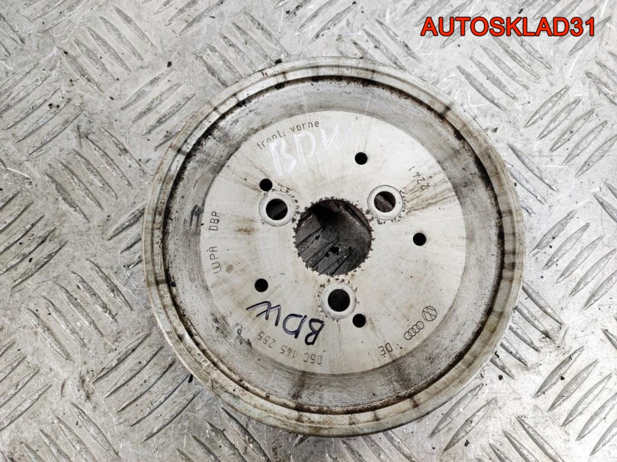 Шкив насоса гидроусилителя Audi A6 C6 2,4 BDW 06C145255 - АвтоСклад31.рф - авторазборка контрактные б/у запчасти в г. Белгород Шкив насоса гидроусилителя Audi A6 C6 2,4 BDW 06C145255 - АвтоСклад31.рф - авторазборка контрактные б/у запчасти в г. Белгород