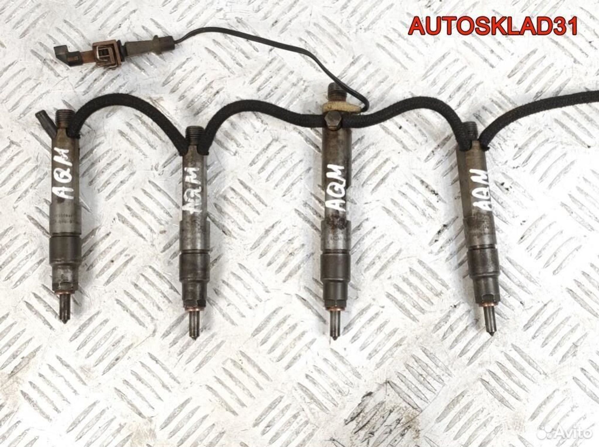 Форсунка дизельная VW Golf 4 1,9 AQM 028130203F КОМПЛЕКТ - АвтоСклад31.рф - авторазборка контрактные б/у запчасти в г. Белгород Форсунка дизельная VW Golf 4 1,9 AQM 028130203F КОМПЛЕКТ - АвтоСклад31.рф - авторазборка контрактные б/у запчасти в г. Белгород