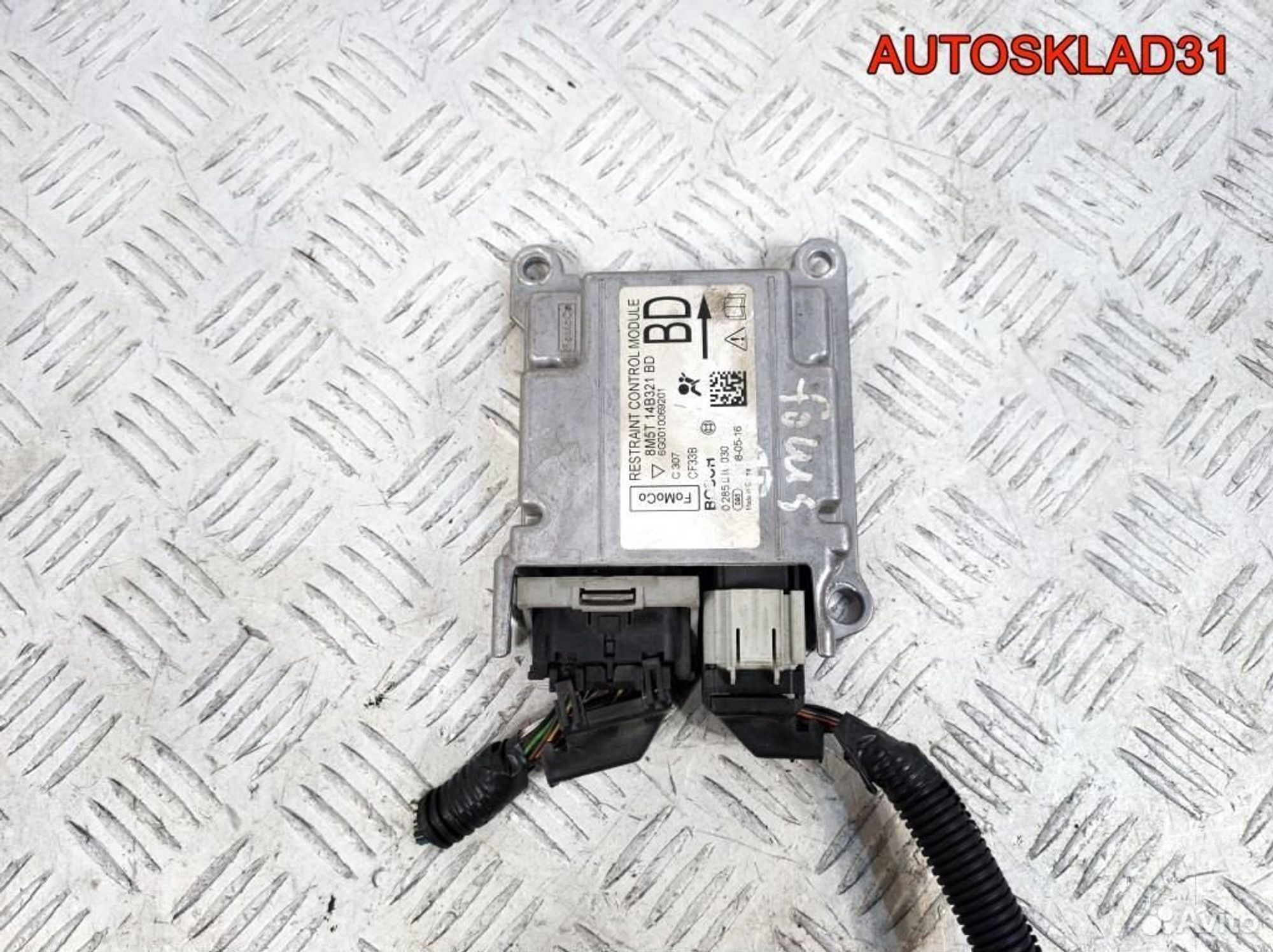 Блок управления Аирбаг Ford Focus 2 8M5T14B321BD - АвтоСклад31.рф - авторазборка контрактные б/у запчасти в г. Белгород Блок управления Аирбаг Ford Focus 2 8M5T14B321BD - АвтоСклад31.рф - авторазборка контрактные б/у запчасти в г. Белгород