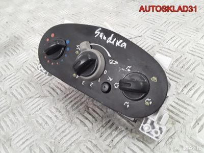 Блок управления отопителем Sandero 6001551800 - АвтоСклад31.рф - авторазборка контрактные б/у запчасти в г. Белгород