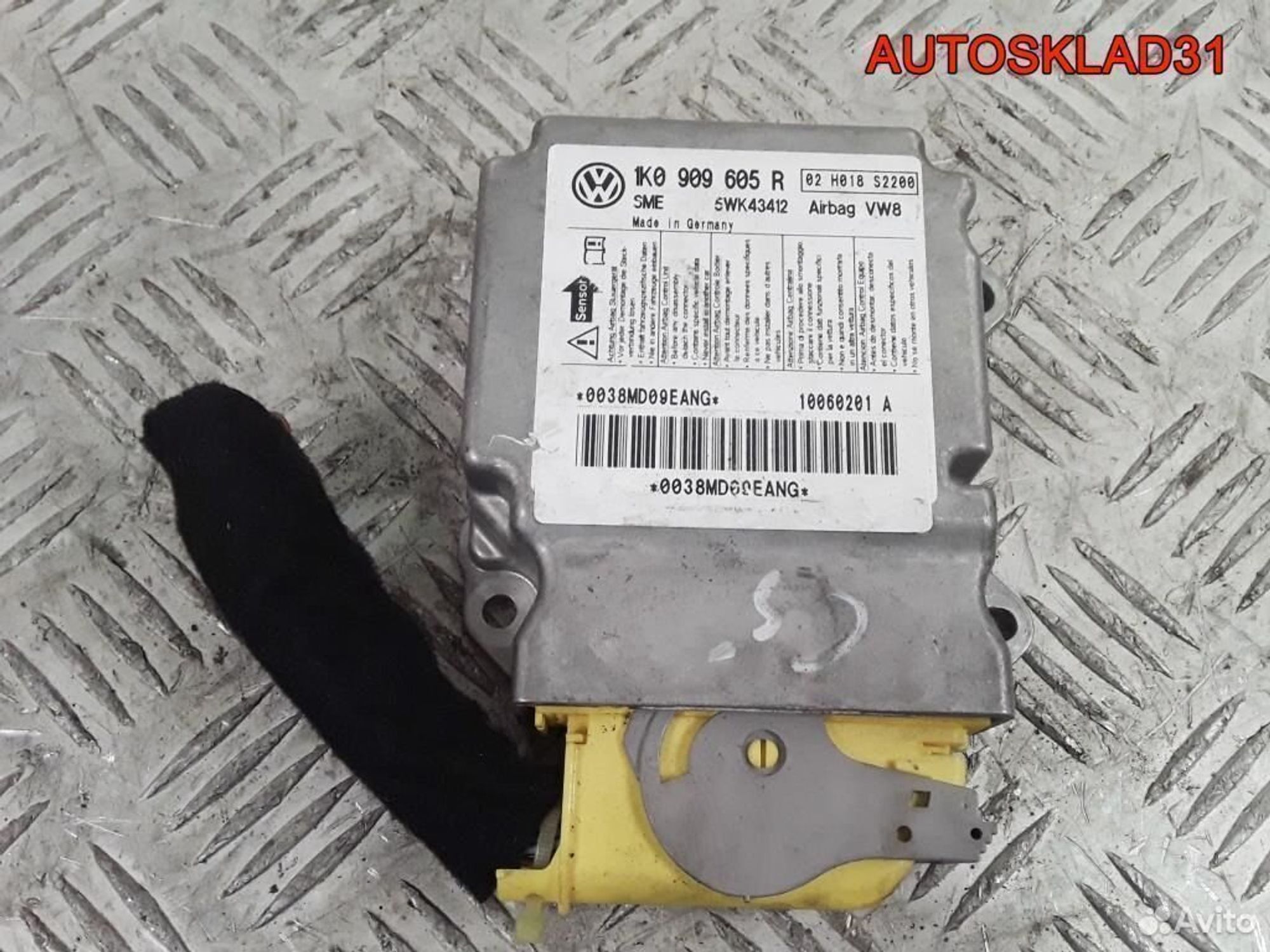 Блок управления AIR BAG VW Golf Plus 1K0909605R - АвтоСклад31.рф - авторазборка контрактные б/у запчасти в г. Белгород Блок управления AIR BAG VW Golf Plus 1K0909605R - АвтоСклад31.рф - авторазборка контрактные б/у запчасти в г. Белгород