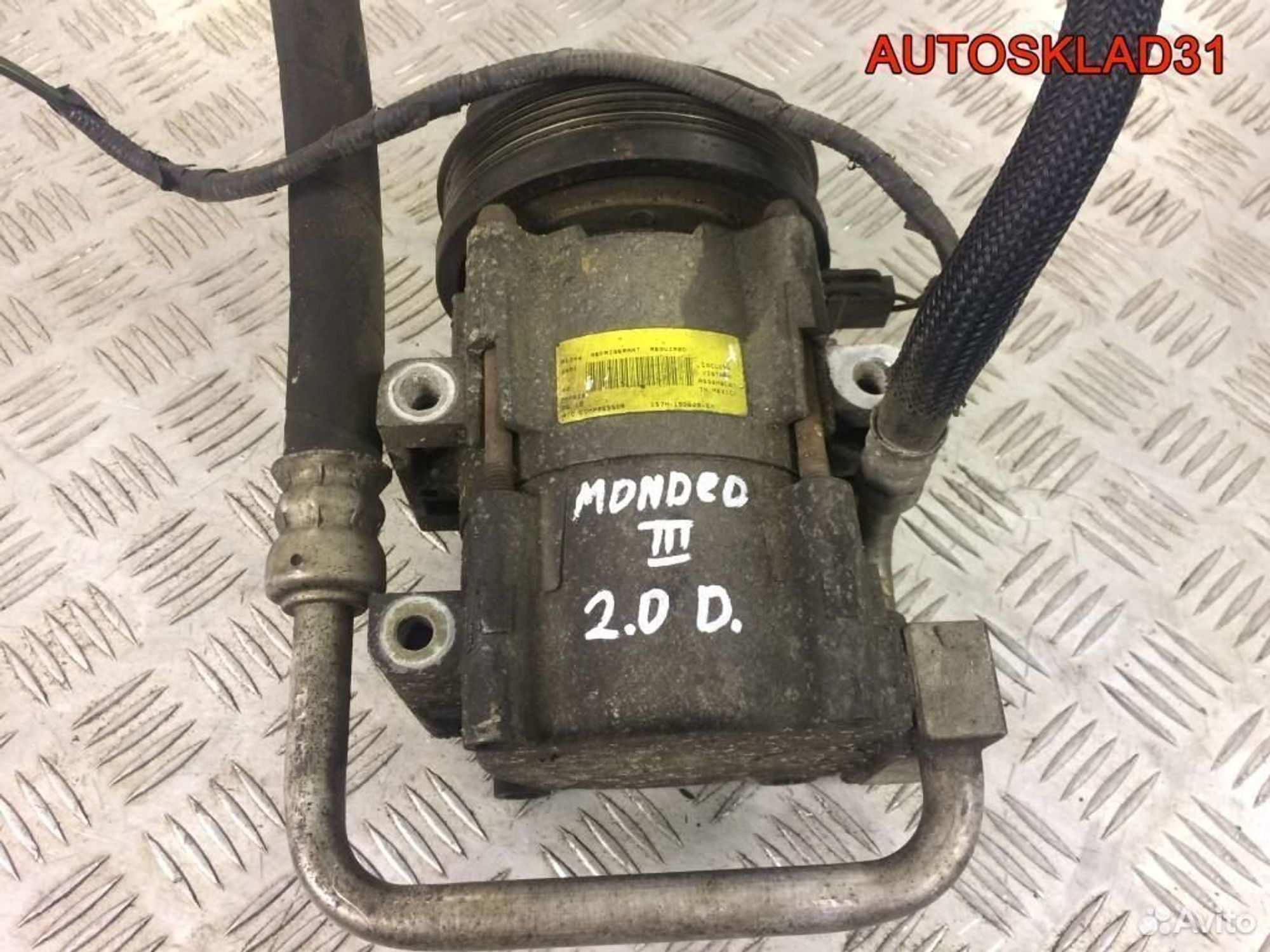 Компрессор кондиционера Ford Mondeo 3 1s7h19d629ea - АвтоСклад31.рф - авторазборка контрактные б/у запчасти в г. Белгород Компрессор кондиционера Ford Mondeo 3 1s7h19d629ea - АвтоСклад31.рф - авторазборка контрактные б/у запчасти в г. Белгород