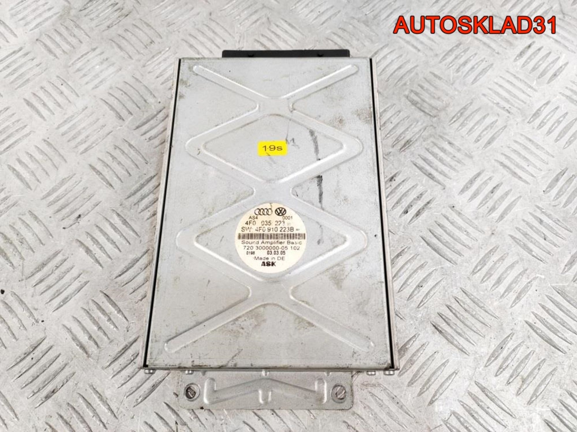 Усилитель звука Audi A6 C6 4F0035223 - АвтоСклад31.рф - авторазборка контрактные б/у запчасти в г. Белгород Усилитель звука Audi A6 C6 4F0035223 - АвтоСклад31.рф - авторазборка контрактные б/у запчасти в г. Белгород