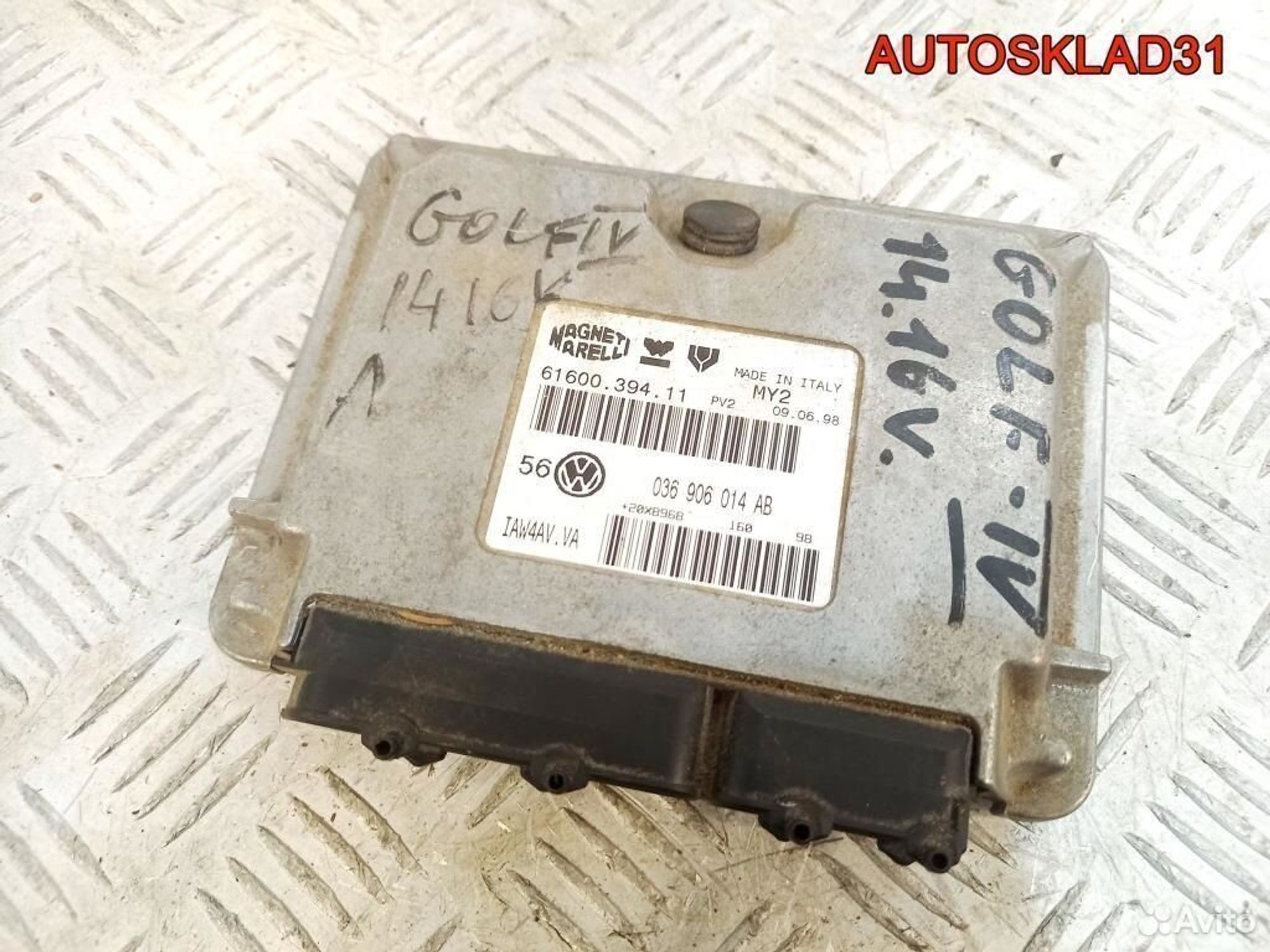 Блок ЭБУ Volkswagen Golf 4 1.4 AKQ 036906014AB - АвтоСклад31.рф - авторазборка контрактные б/у запчасти в г. Белгород Блок ЭБУ Volkswagen Golf 4 1.4 AKQ 036906014AB - АвтоСклад31.рф - авторазборка контрактные б/у запчасти в г. Белгород