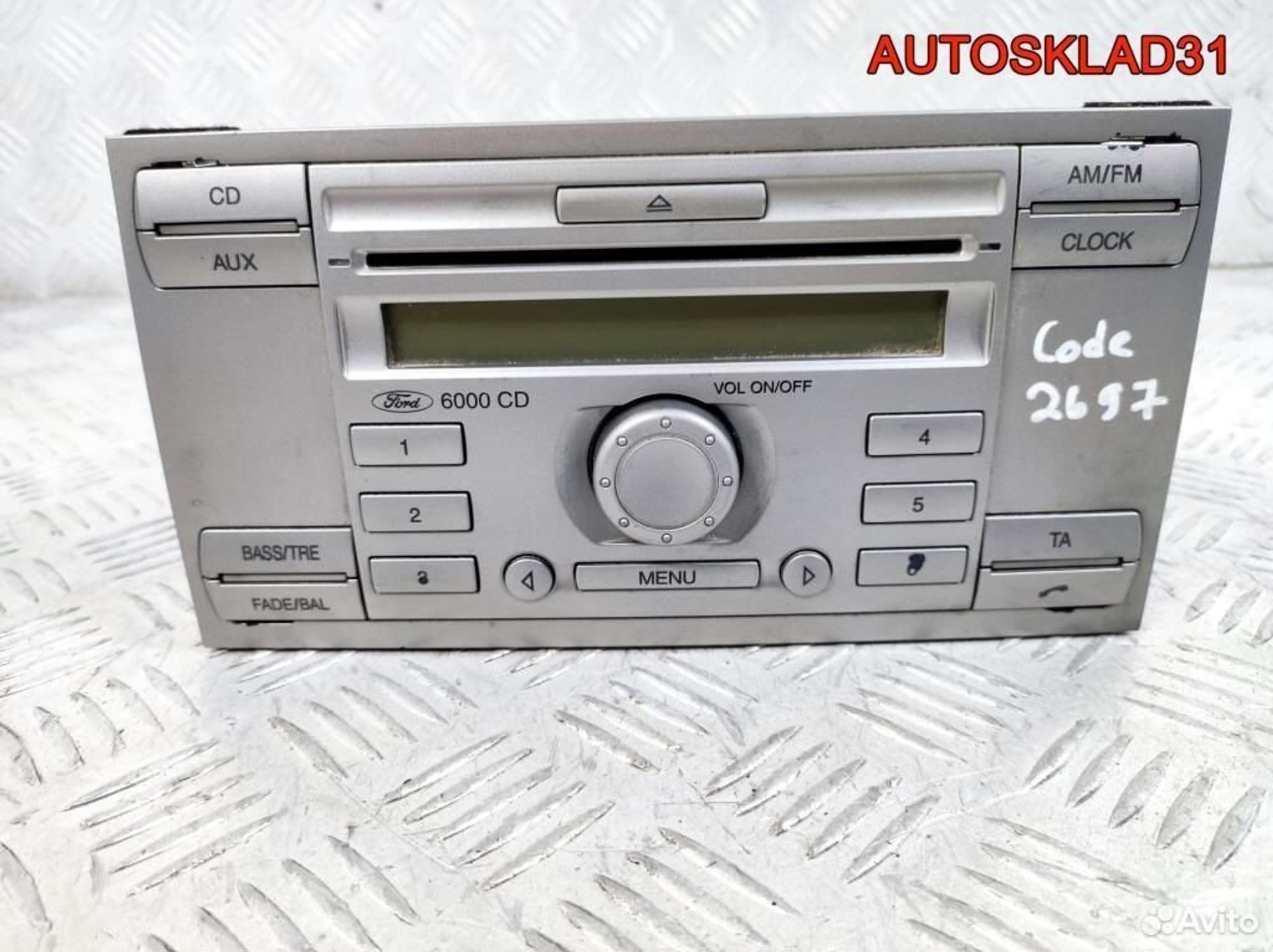 Магнитола Ford S-MAX 6M2T18C815AF - АвтоСклад31.рф - авторазборка контрактные б/у запчасти в г. Белгород Магнитола Ford S-MAX 6M2T18C815AF - АвтоСклад31.рф - авторазборка контрактные б/у запчасти в г. Белгород