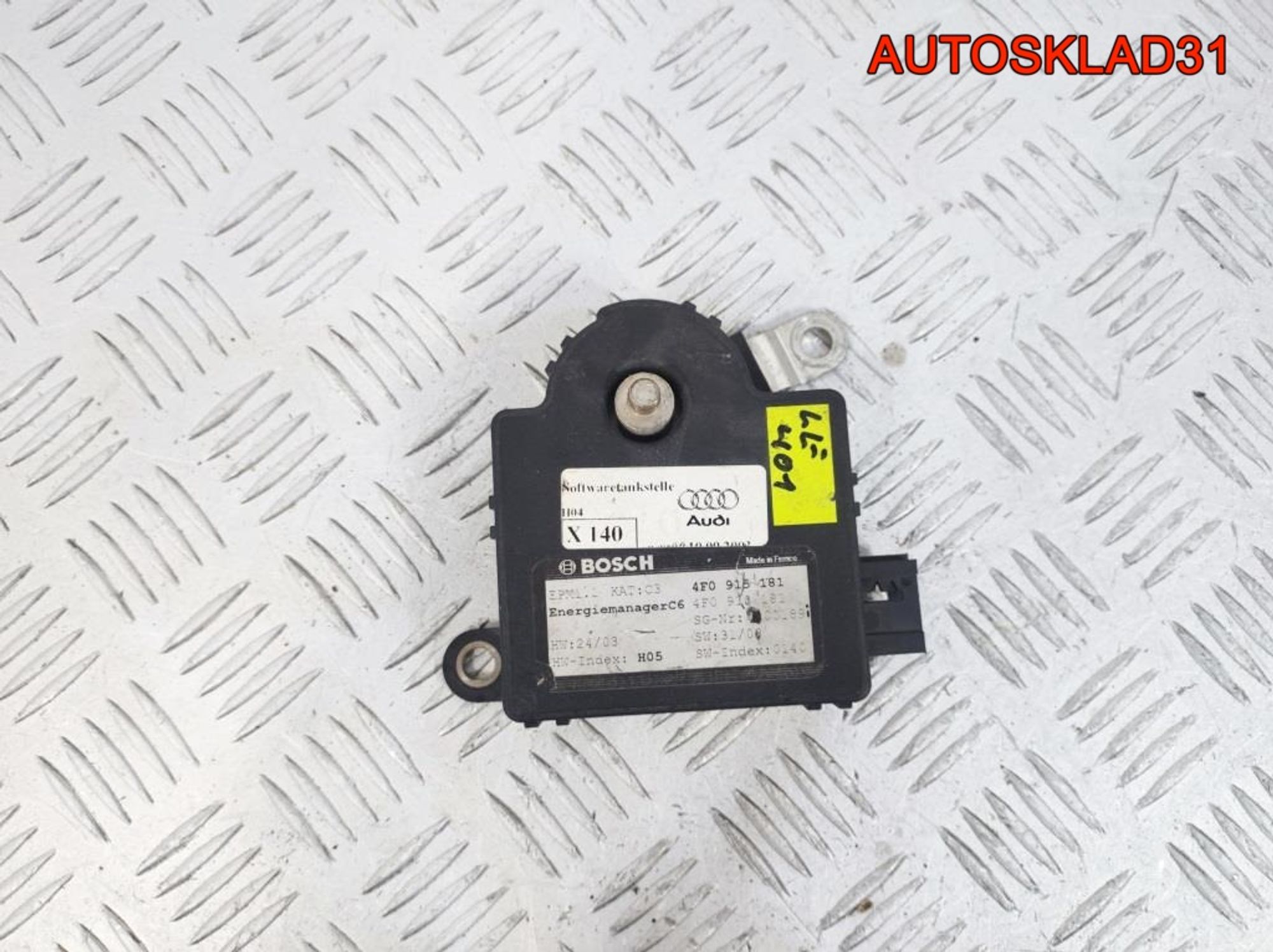 Блок контроля АКБ Audi A6 C6 4F0915181 - АвтоСклад31.рф - авторазборка контрактные б/у запчасти в г. Белгород Блок контроля АКБ Audi A6 C6 4F0915181 - АвтоСклад31.рф - авторазборка контрактные б/у запчасти в г. Белгород