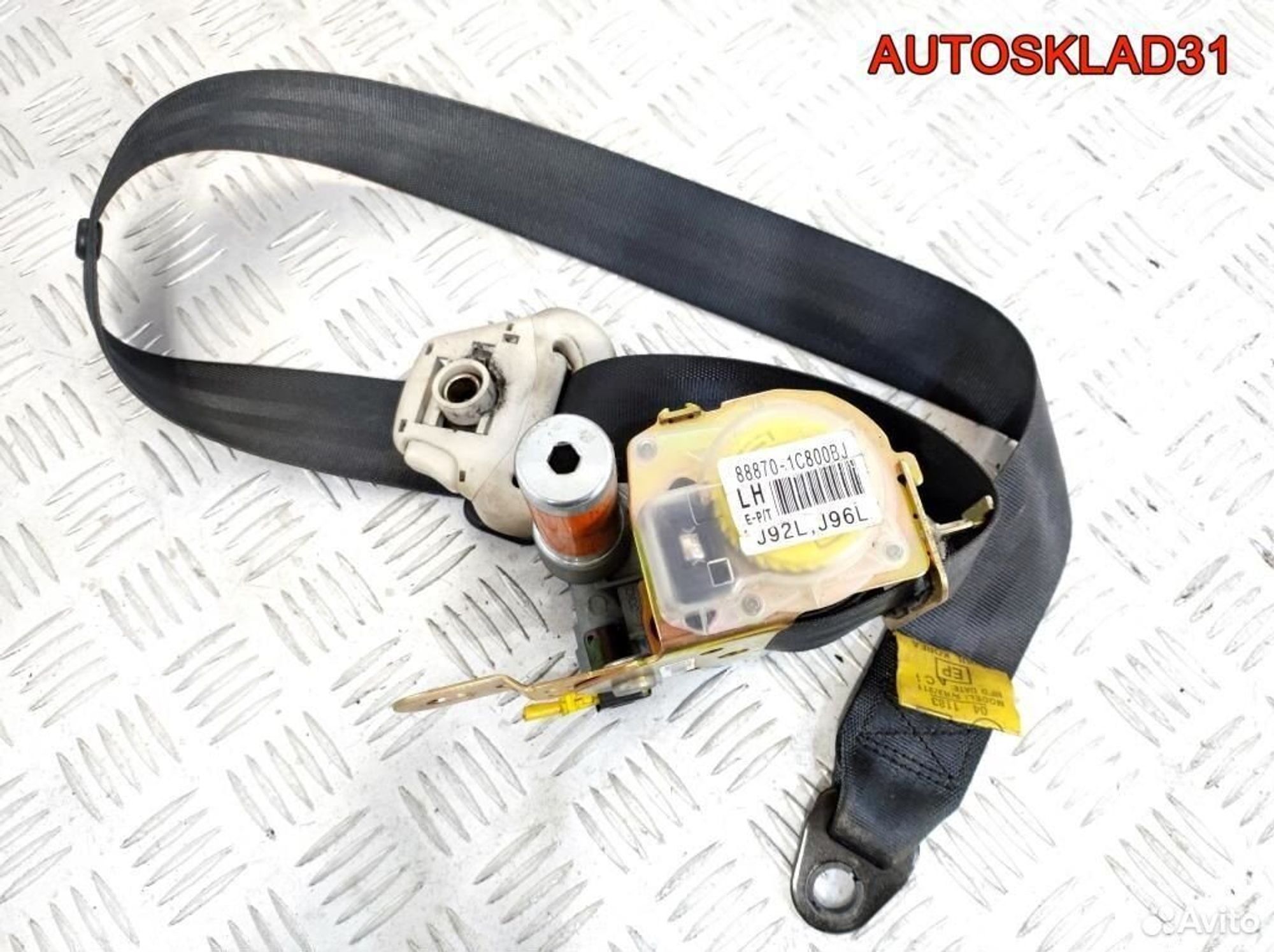 Ремень безопасности передний левый Hyundai Getz - АвтоСклад31.рф - авторазборка контрактные б/у запчасти в г. Белгород Ремень безопасности передний левый Hyundai Getz - АвтоСклад31.рф - авторазборка контрактные б/у запчасти в г. Белгород