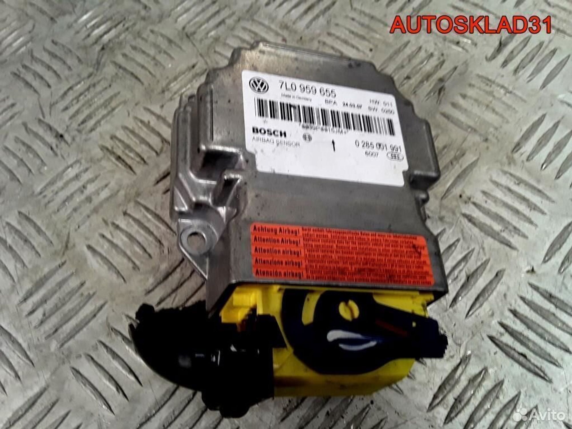 Блок Аирбаг для Фольксваген Туарег 7L0959655 - АвтоСклад31.рф - авторазборка контрактные б/у запчасти в г. Белгород Блок Аирбаг для Фольксваген Туарег 7L0959655 - АвтоСклад31.рф - авторазборка контрактные б/у запчасти в г. Белгород