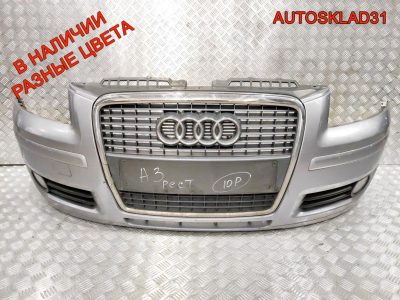 Бампер передний Audi A3 8P Рестайлинг 8P4807437 - АвтоСклад31.рф - авторазборка контрактные б/у запчасти в г. Белгород