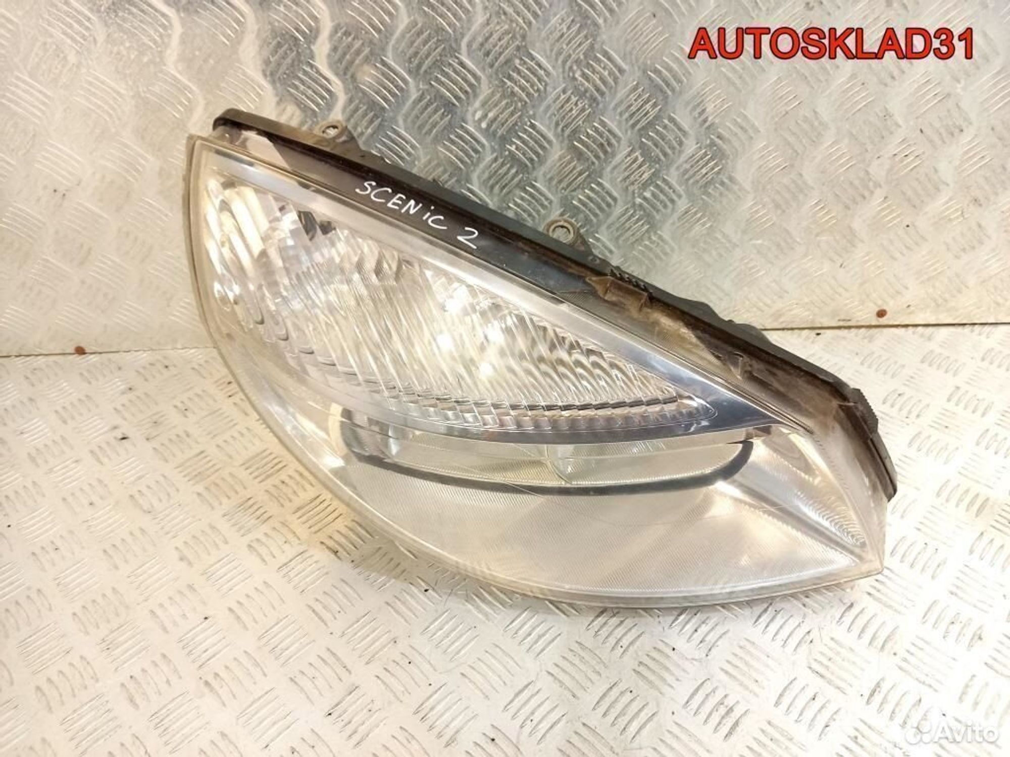 Фара правая Renault Scenic 2 2003-2005 7701064130 - АвтоСклад31.рф - авторазборка контрактные б/у запчасти в г. Белгород Фара правая Renault Scenic 2 2003-2005 7701064130 - АвтоСклад31.рф - авторазборка контрактные б/у запчасти в г. Белгород