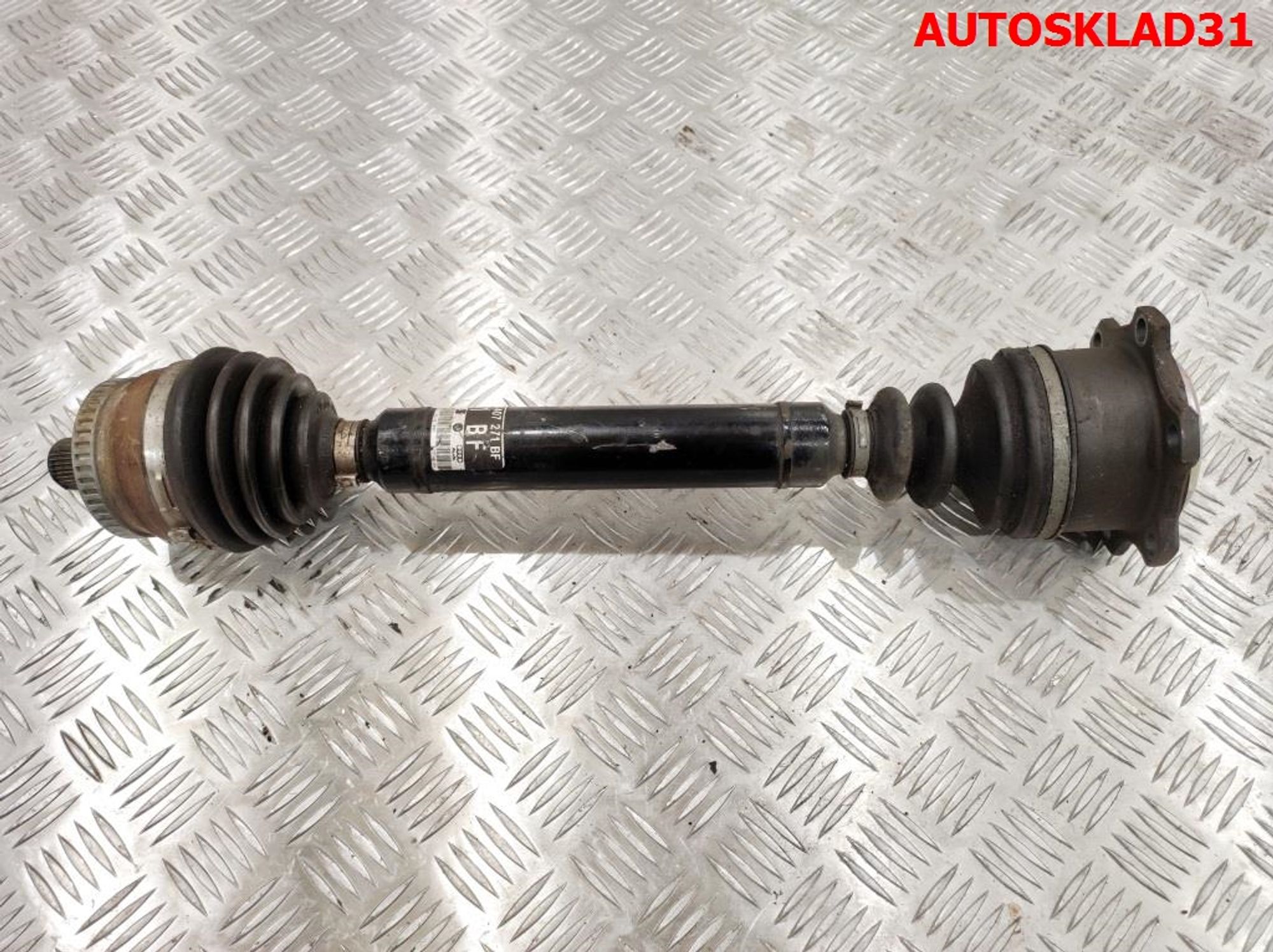 Полуось передняя левая VW Passat B5 1,8 AEB Бензин АКПП 8D0407271BF - АвтоСклад31.рф - авторазборка контрактные б/у запчасти в г. Белгород Полуось передняя левая VW Passat B5 1,8 AEB Бензин АКПП 8D0407271BF - АвтоСклад31.рф - авторазборка контрактные б/у запчасти в г. Белгород