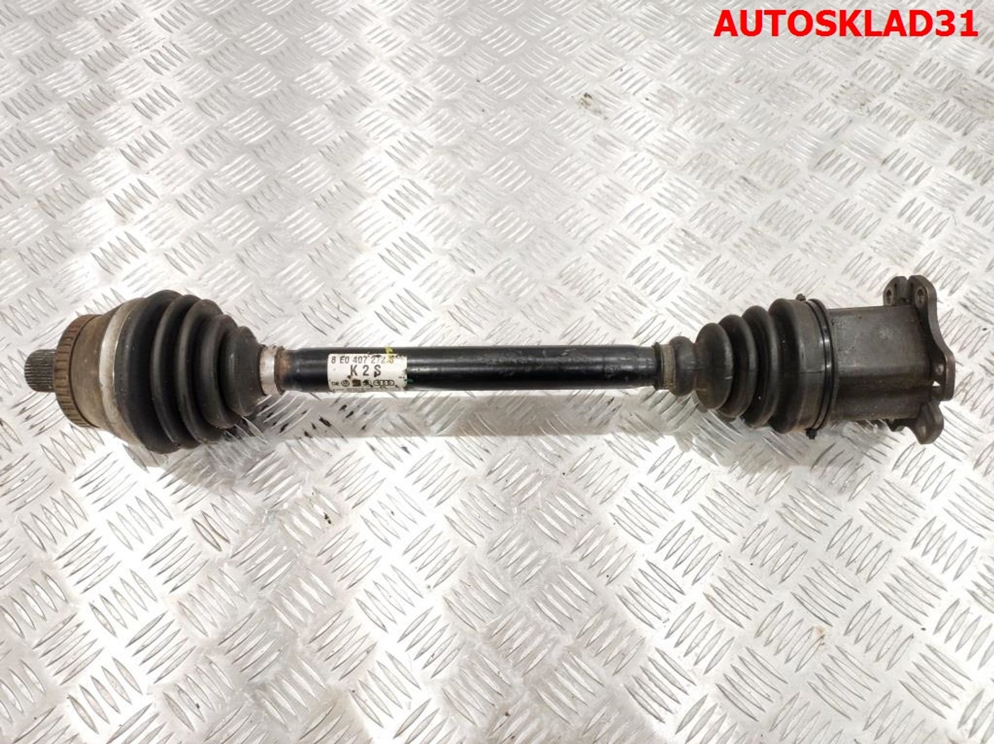 Полуось передняя правая Audi A4 B6 8E0407272S 3,0 Бензин МКПП - АвтоСклад31.рф - авторазборка контрактные б/у запчасти в г. Белгород Полуось передняя правая Audi A4 B6 8E0407272S 3,0 Бензин МКПП - АвтоСклад31.рф - авторазборка контрактные б/у запчасти в г. Белгород
