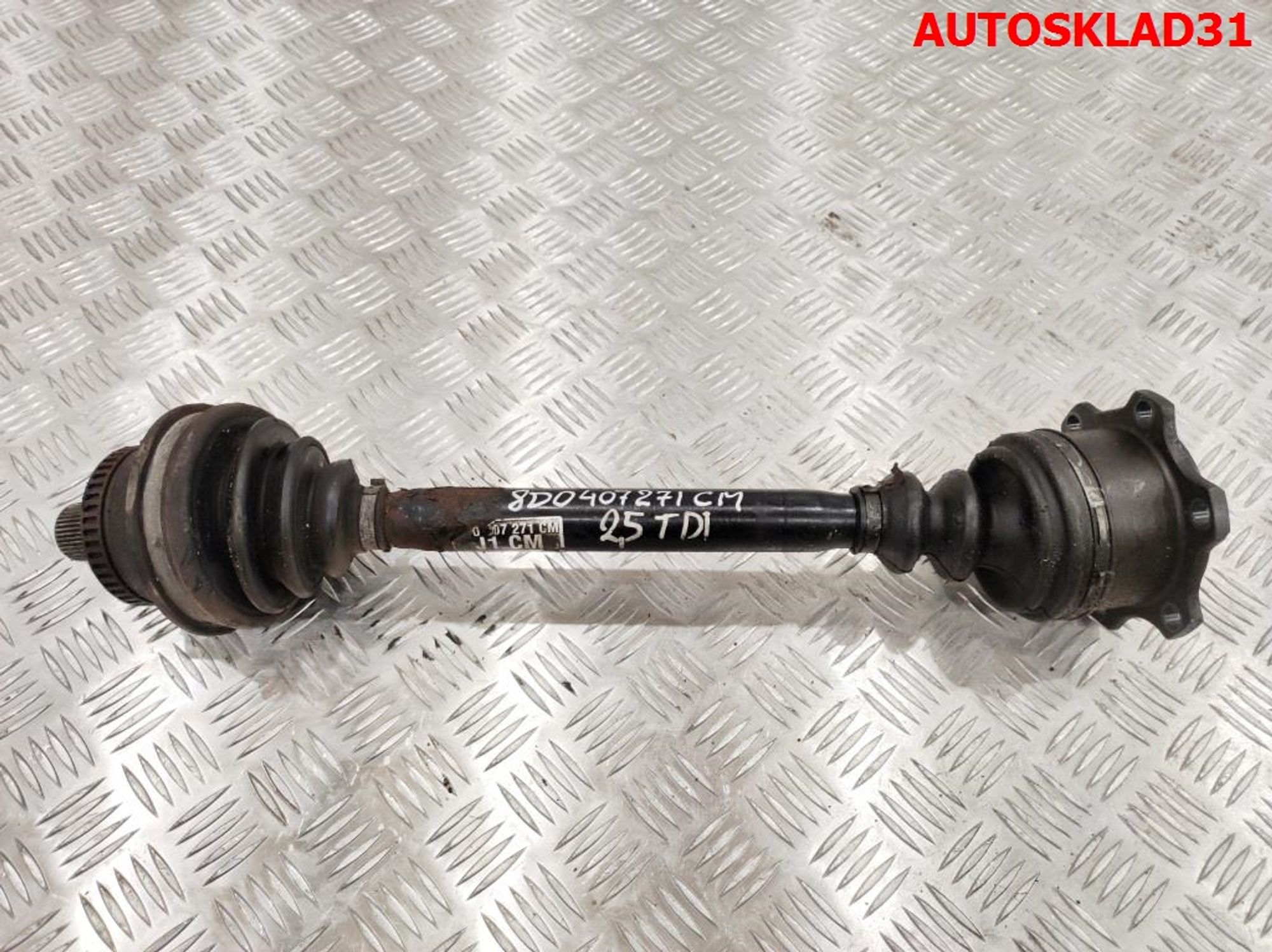 Полуось передняя левая VW Passat B5 2,5 Дизель 8D0407271CM - АвтоСклад31.рф - авторазборка контрактные б/у запчасти в г. Белгород Полуось передняя левая VW Passat B5 2,5 Дизель 8D0407271CM - АвтоСклад31.рф - авторазборка контрактные б/у запчасти в г. Белгород