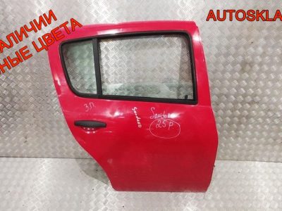 Дверь задняя правая в сборе Renault Sandero 1 821008795R - АвтоСклад31.рф - авторазборка контрактные б/у запчасти в г. Белгород