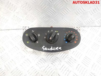 Блок управления отопителем Renault Sandero 6001551698 - АвтоСклад31.рф - авторазборка контрактные б/у запчасти в г. Белгород