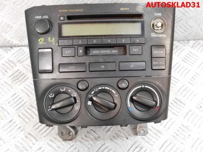 Магнитола с блоком управления кондиционера Toyota Avensis 2 8612005070 - АвтоСклад31.рф - авторазборка контрактные б/у запчасти в г. Белгород