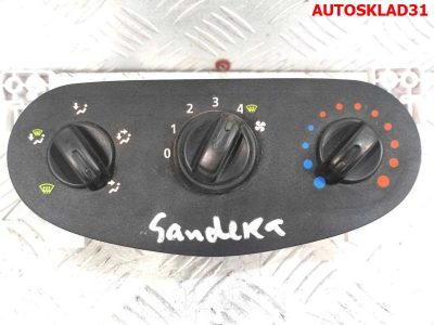 Блок управления отопителем Renault Sandero 6001551698 - АвтоСклад31.рф - авторазборка контрактные б/у запчасти в г. Белгород