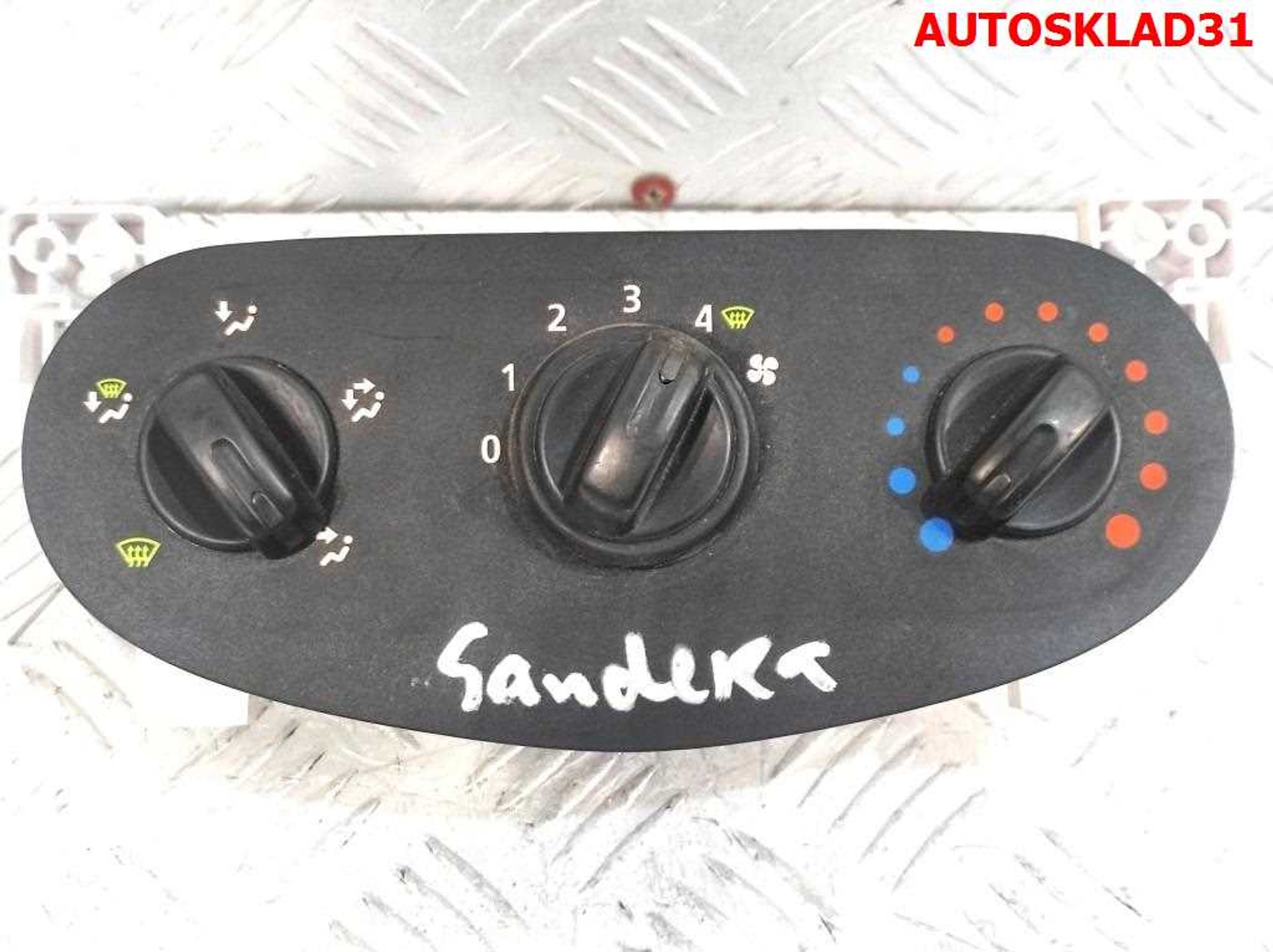 Блок управления отопителем Renault Sandero 6001551698 - АвтоСклад31.рф - авторазборка контрактные б/у запчасти в г. Белгород Блок управления отопителем Renault Sandero 6001551698 - АвтоСклад31.рф - авторазборка контрактные б/у запчасти в г. Белгород