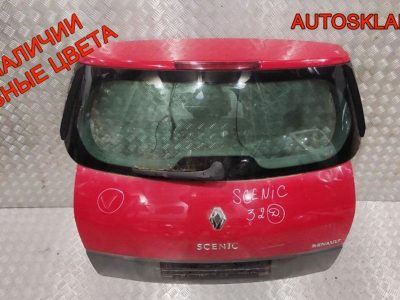 Дверь багажника Renault Scenic 2 7751474296 Рестайлинг - АвтоСклад31.рф - авторазборка контрактные б/у запчасти в г. Белгород