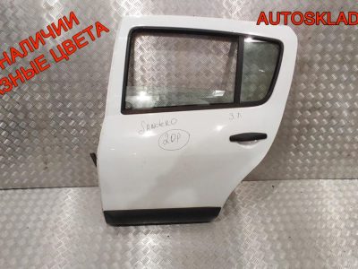 Дверь задняя левая в сборе Renault Sandero 821018232R - АвтоСклад31.рф - авторазборка контрактные б/у запчасти в г. Белгород