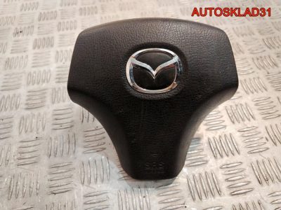 Подушка безопасности в руль Mazda 6 GG Дорест GJ6A57K00C02 - АвтоСклад31.рф - авторазборка контрактные б/у запчасти в г. Белгород