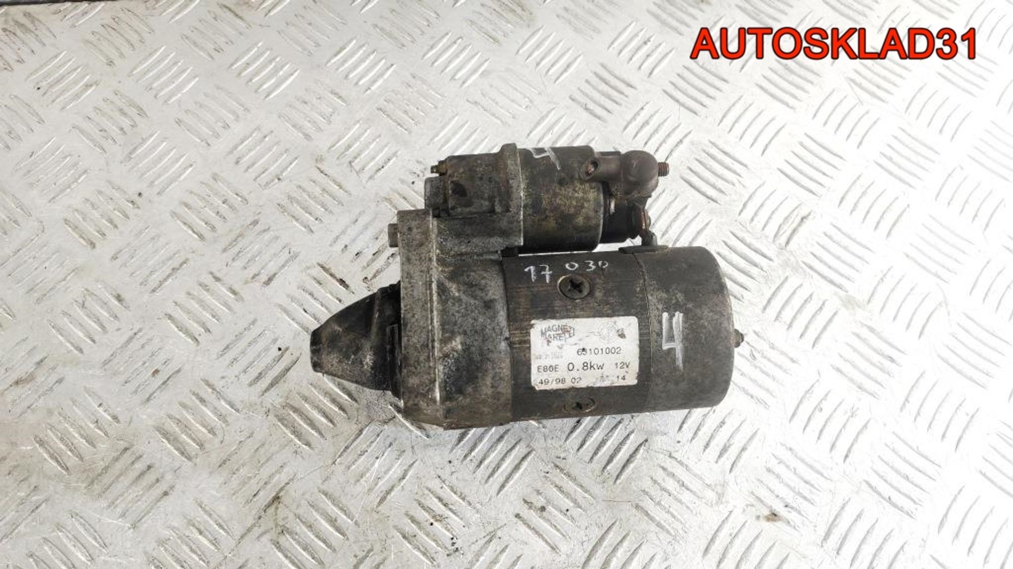 Стартер FIAT Seicento 1 1,1 Бензин 63101002 - АвтоСклад31.рф - авторазборка контрактные б/у запчасти в г. Белгород Стартер FIAT Seicento 1 1,1 Бензин 63101002 - АвтоСклад31.рф - авторазборка контрактные б/у запчасти в г. Белгород