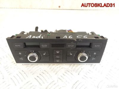 Блок управления климата Audi A6 C6 4F1820043AC - АвтоСклад31.рф - авторазборка контрактные б/у запчасти в г. Белгород