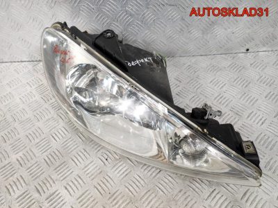Фара правая Peugeot 206 9628666780 - АвтоСклад31.рф - авторазборка контрактные б/у запчасти в г. Белгород