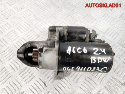 Стартер Audi A6 C6 2,4 BDW Бензин 06E911023C - АвтоСклад31.рф - авторазборка контрактные б/у запчасти в г. Белгород