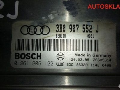 Блок эбу Audi A6 C5 2.4 ARJ 3B0907552J АКПП Бензин - АвтоСклад31.рф - авторазборка контрактные б/у запчасти в г. Белгород