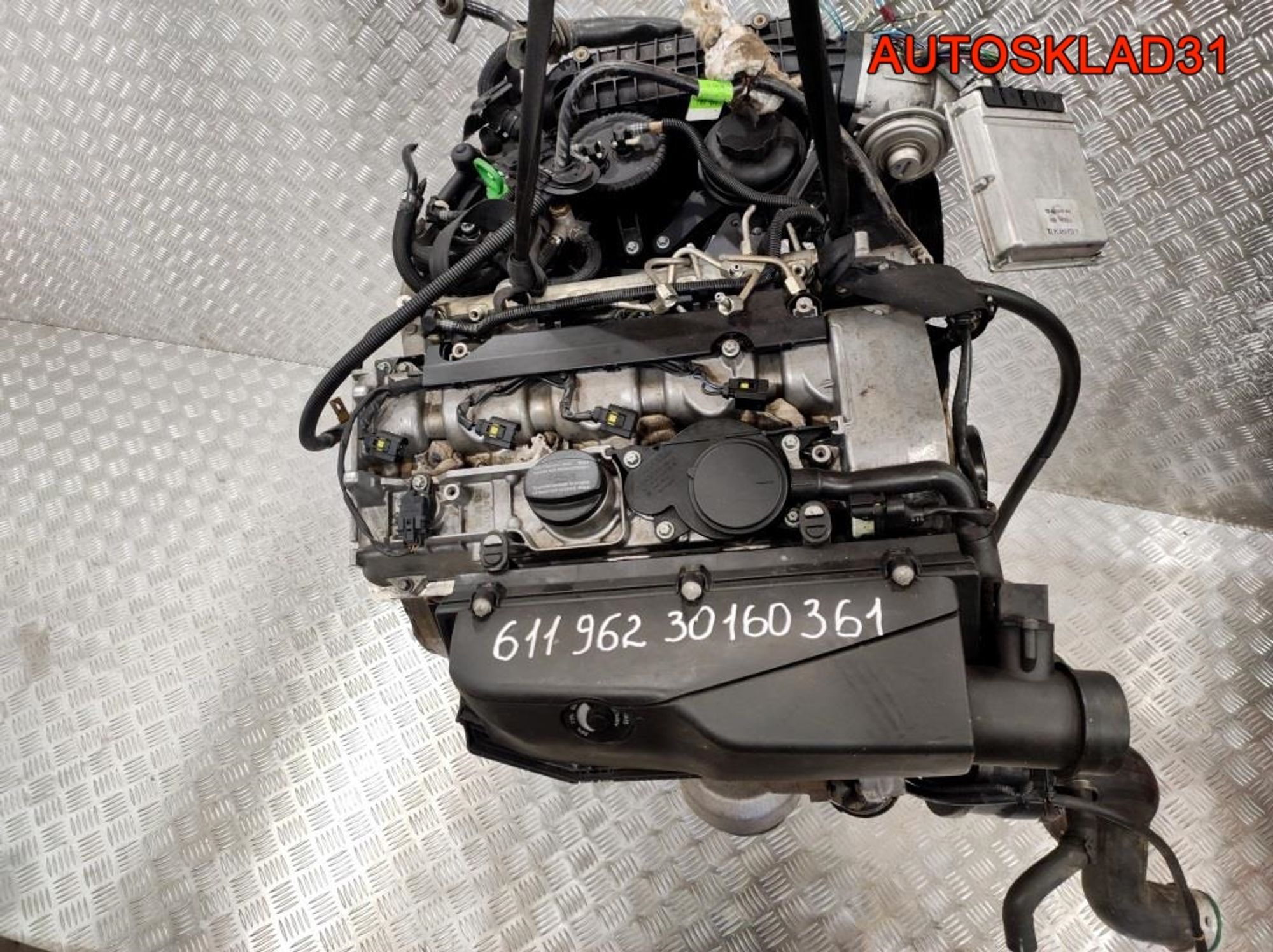 Двигатель OM611.962 Mercedes W203 2.2 Пробег 20 км - АвтоСклад31.рф - авторазборка контрактные б/у запчасти в г. Белгород Двигатель OM611.962 Mercedes W203 2.2 Пробег 20 км - АвтоСклад31.рф - авторазборка контрактные б/у запчасти в г. Белгород