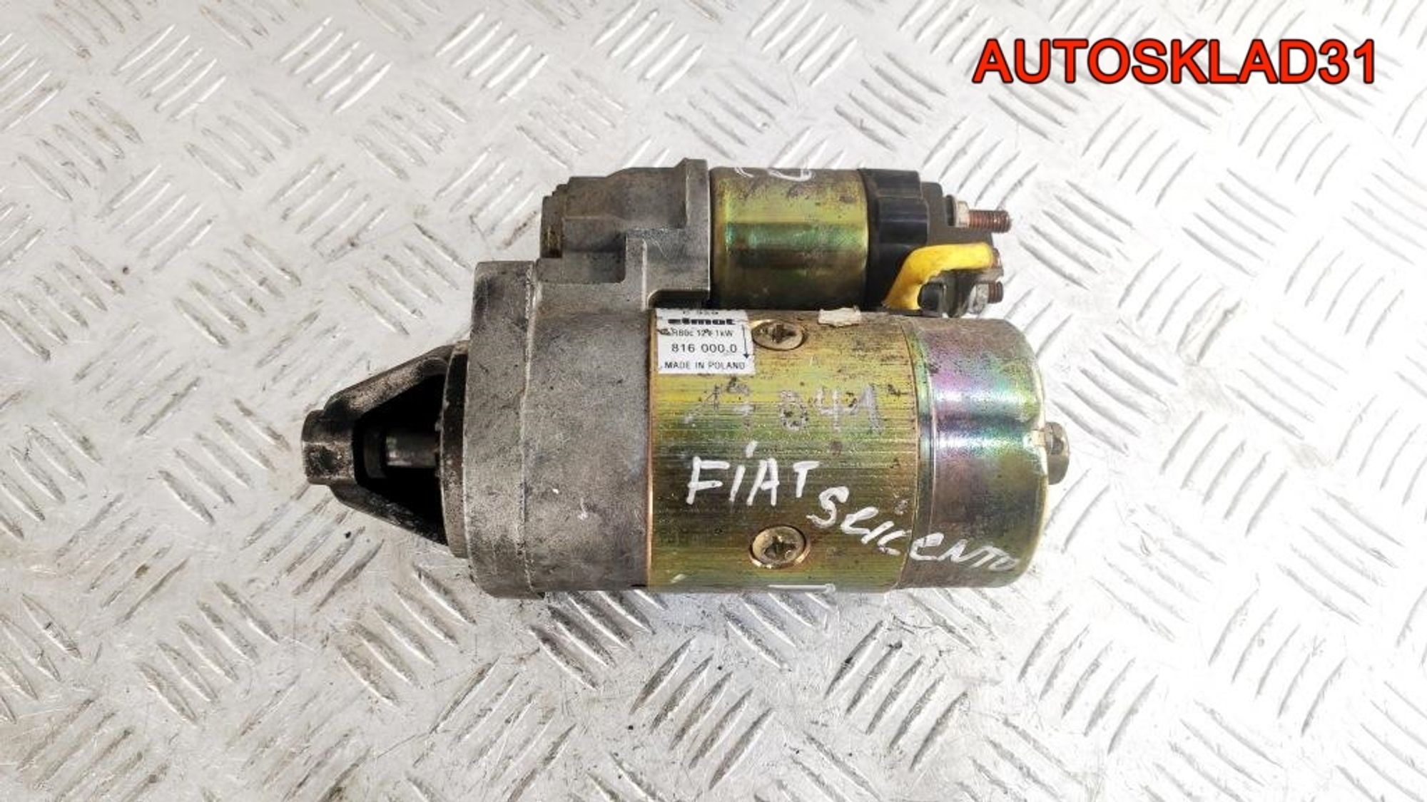 Стартер R80C FIAT Seicento 1 1,1 Бензин 8160000 - АвтоСклад31.рф - авторазборка контрактные б/у запчасти в г. Белгород Стартер R80C FIAT Seicento 1 1,1 Бензин 8160000 - АвтоСклад31.рф - авторазборка контрактные б/у запчасти в г. Белгород