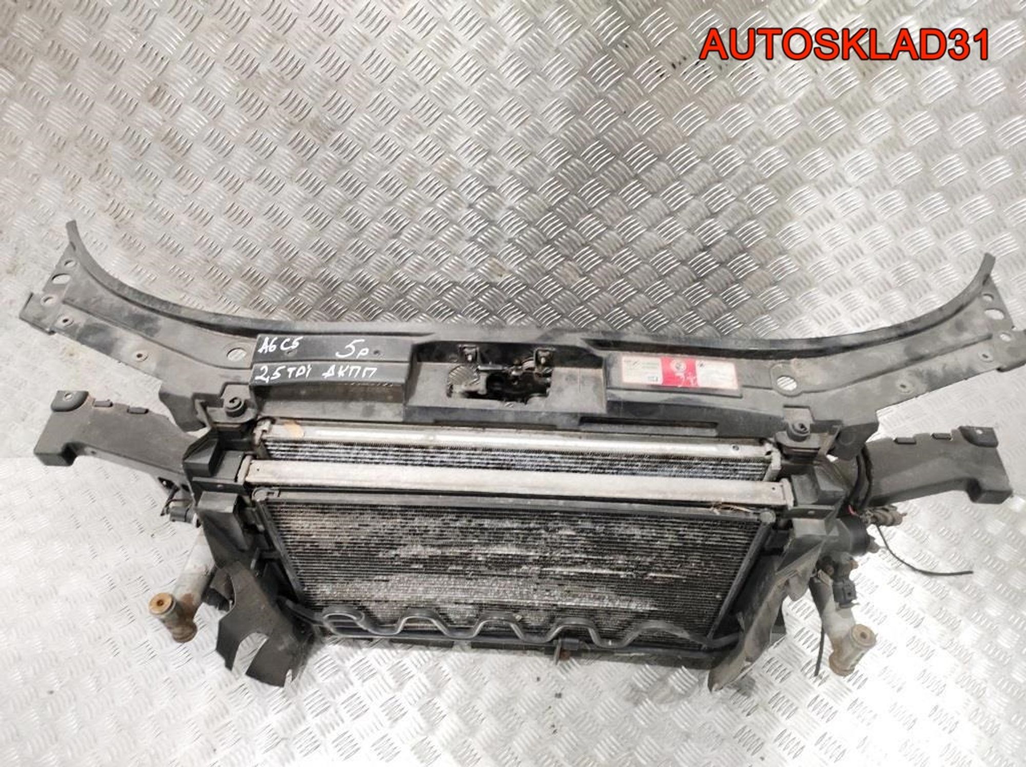 Панель передняя в сборе Audi A6 C5 2,5 Дизель 4B0805588K АКПП - АвтоСклад31.рф - авторазборка контрактные б/у запчасти в г. Белгород Панель передняя в сборе Audi A6 C5 2,5 Дизель 4B0805588K АКПП - АвтоСклад31.рф - авторазборка контрактные б/у запчасти в г. Белгород
