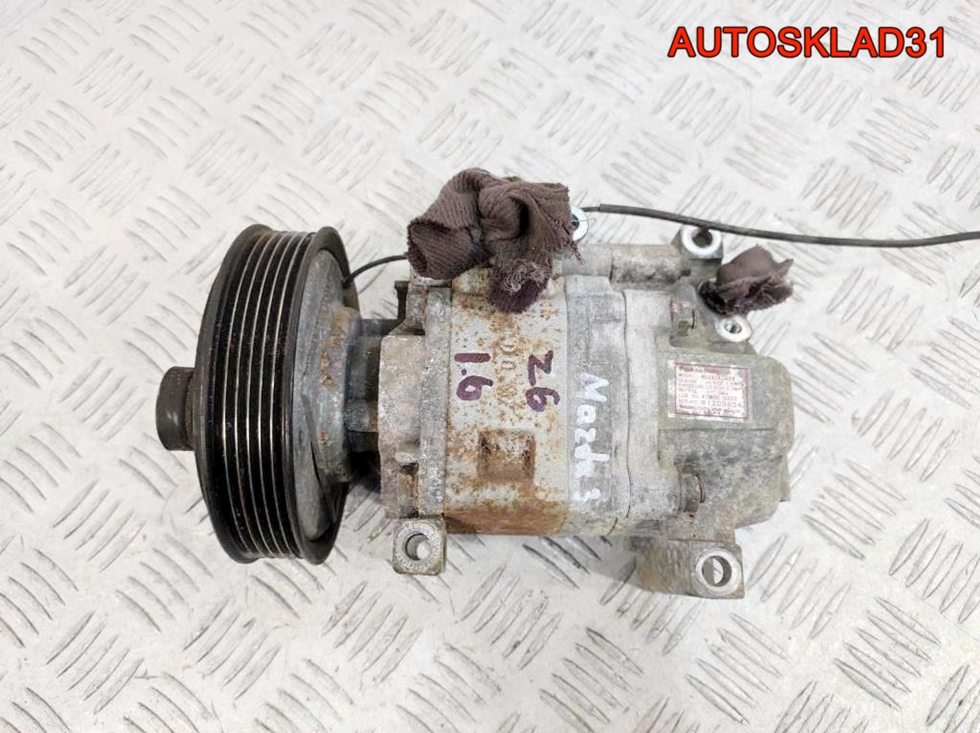 Компрессор кондиционера Mazda 3 BK H12A1AG4DY - АвтоСклад31.рф - авторазборка контрактные б/у запчасти в г. Белгород Компрессор кондиционера Mazda 3 BK H12A1AG4DY - АвтоСклад31.рф - авторазборка контрактные б/у запчасти в г. Белгород