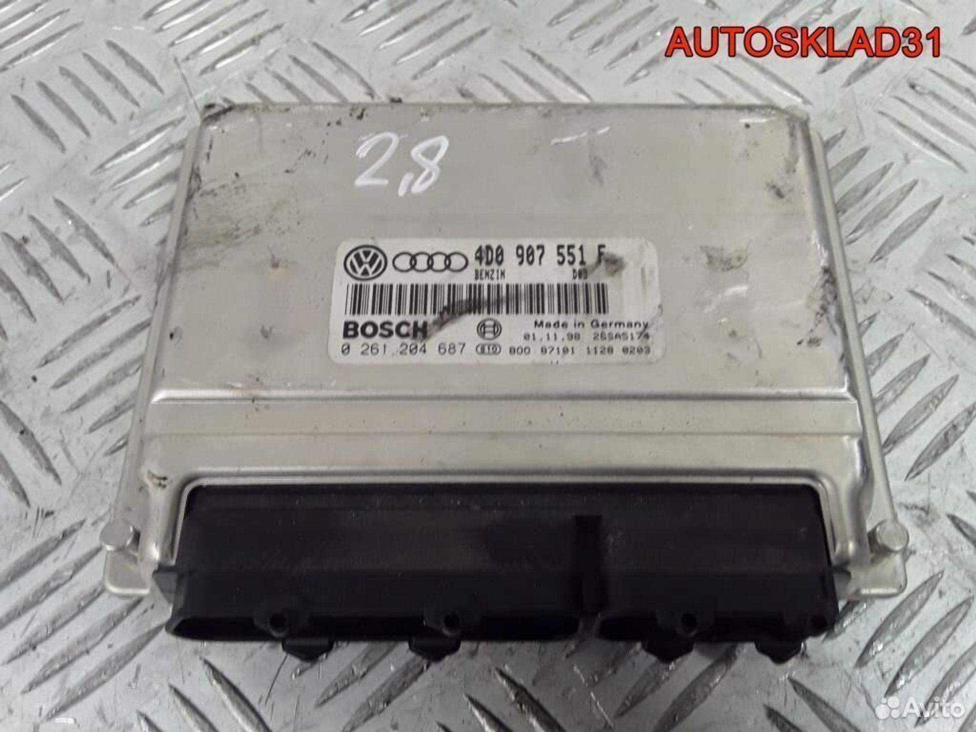 Блок управления двигателем Audi A6 C5 4D0907551F - АвтоСклад31.рф - авторазборка контрактные б/у запчасти в г. Белгород Блок управления двигателем Audi A6 C5 4D0907551F - АвтоСклад31.рф - авторазборка контрактные б/у запчасти в г. Белгород