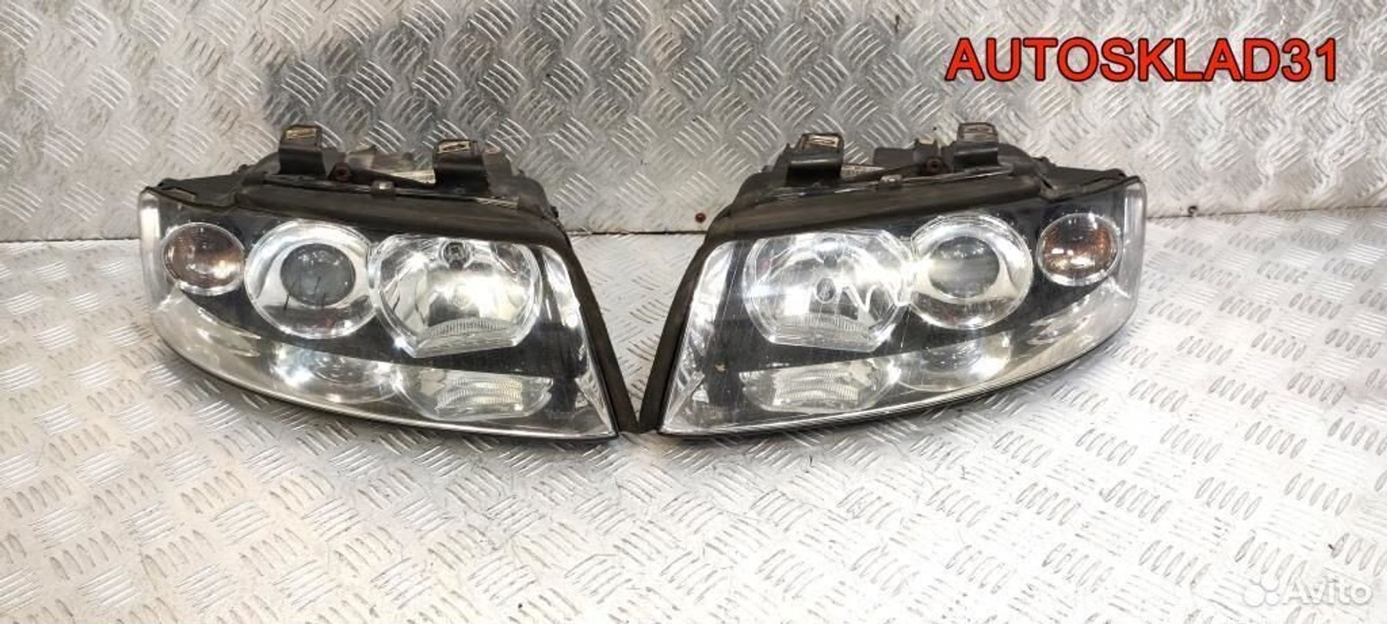 Фары ксеноновые комплект Audi A4 B6 8E0941003C - АвтоСклад31.рф - авторазборка контрактные б/у запчасти в г. Белгород Фары ксеноновые комплект Audi A4 B6 8E0941003C - АвтоСклад31.рф - авторазборка контрактные б/у запчасти в г. Белгород