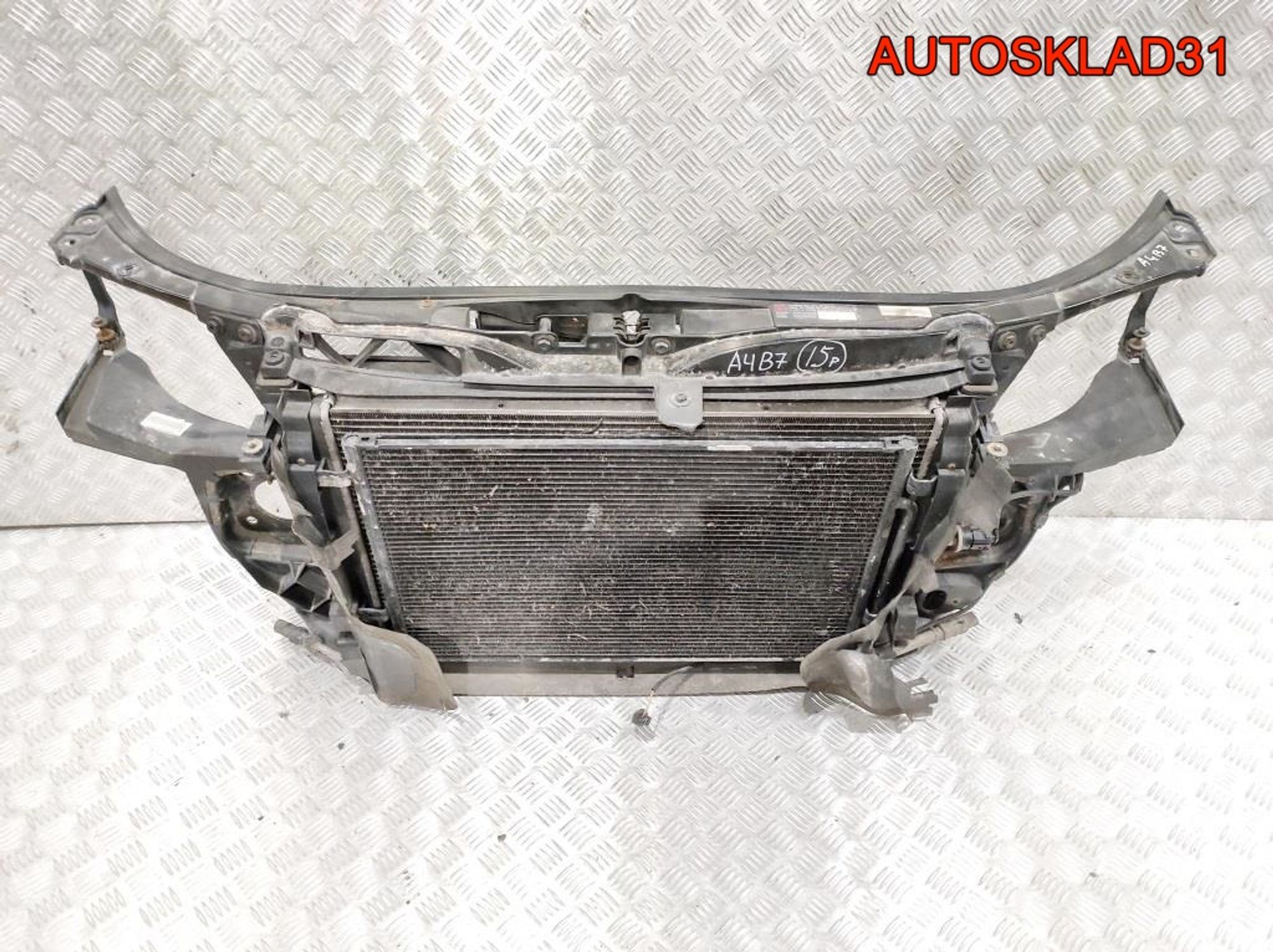 Панель передняя в сборе Audi A4 B7 2,0 Бензин 8E0805594 - АвтоСклад31.рф - авторазборка контрактные б/у запчасти в г. Белгород Панель передняя в сборе Audi A4 B7 2,0 Бензин 8E0805594 - АвтоСклад31.рф - авторазборка контрактные б/у запчасти в г. Белгород